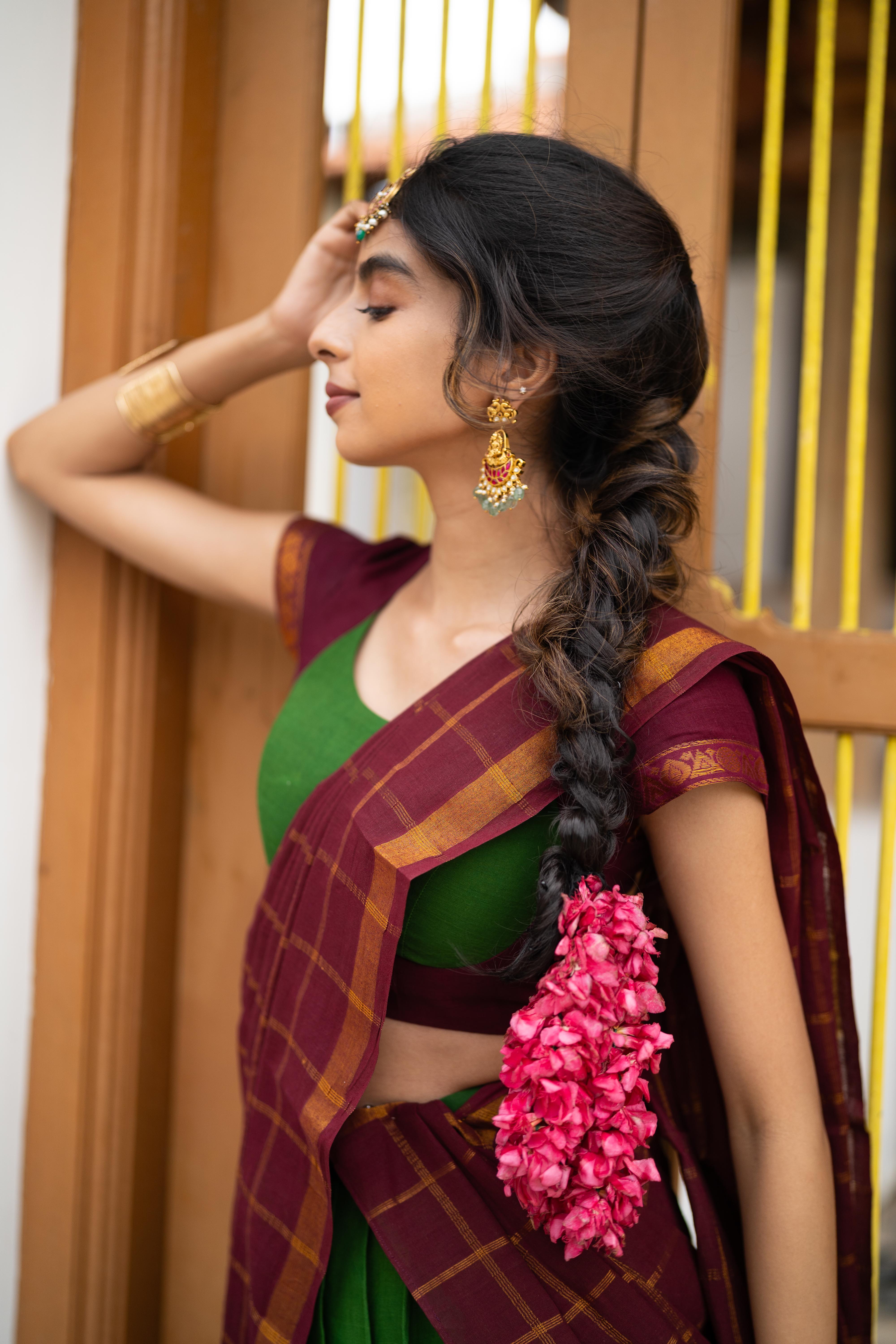 Arali half saree