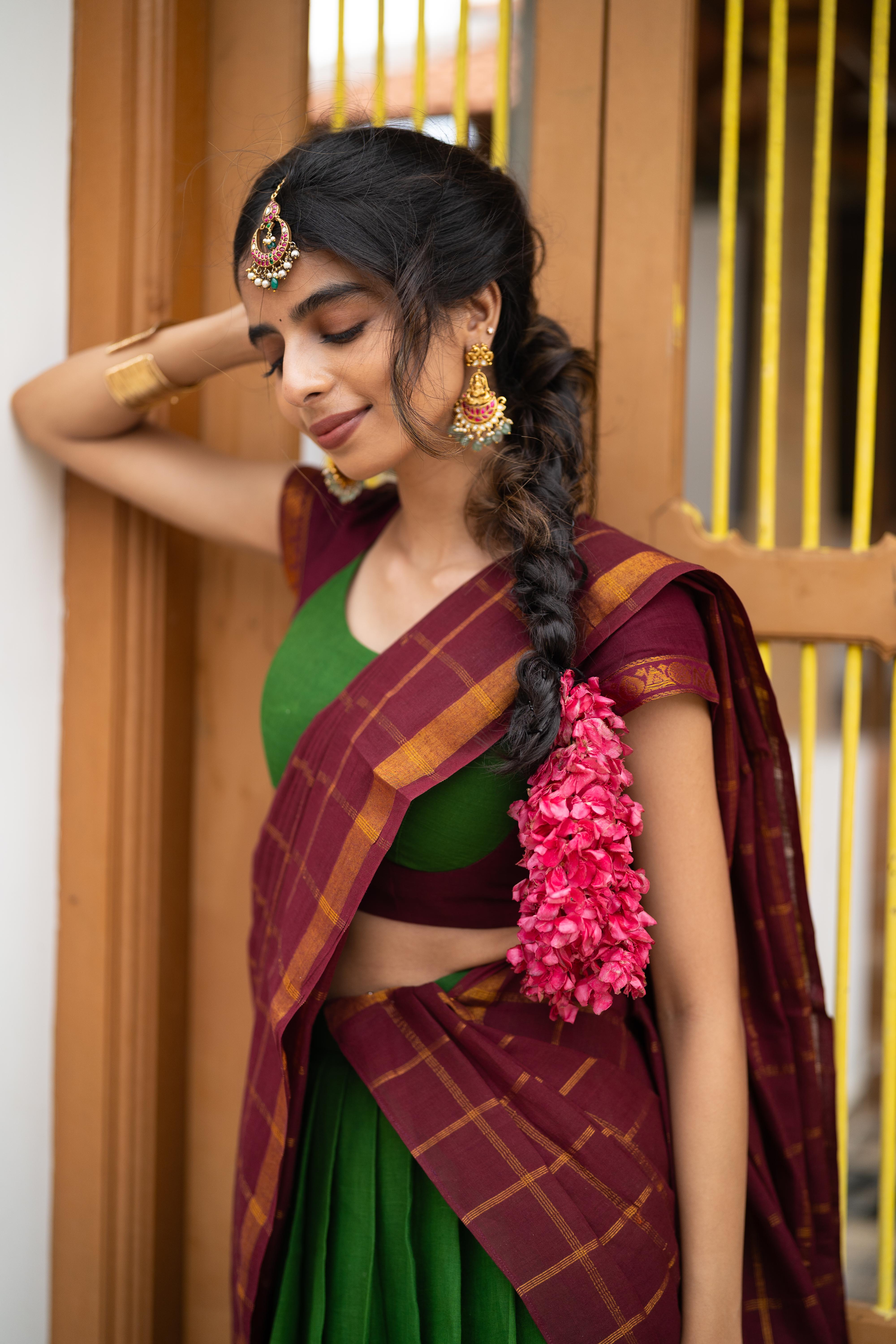Arali half saree