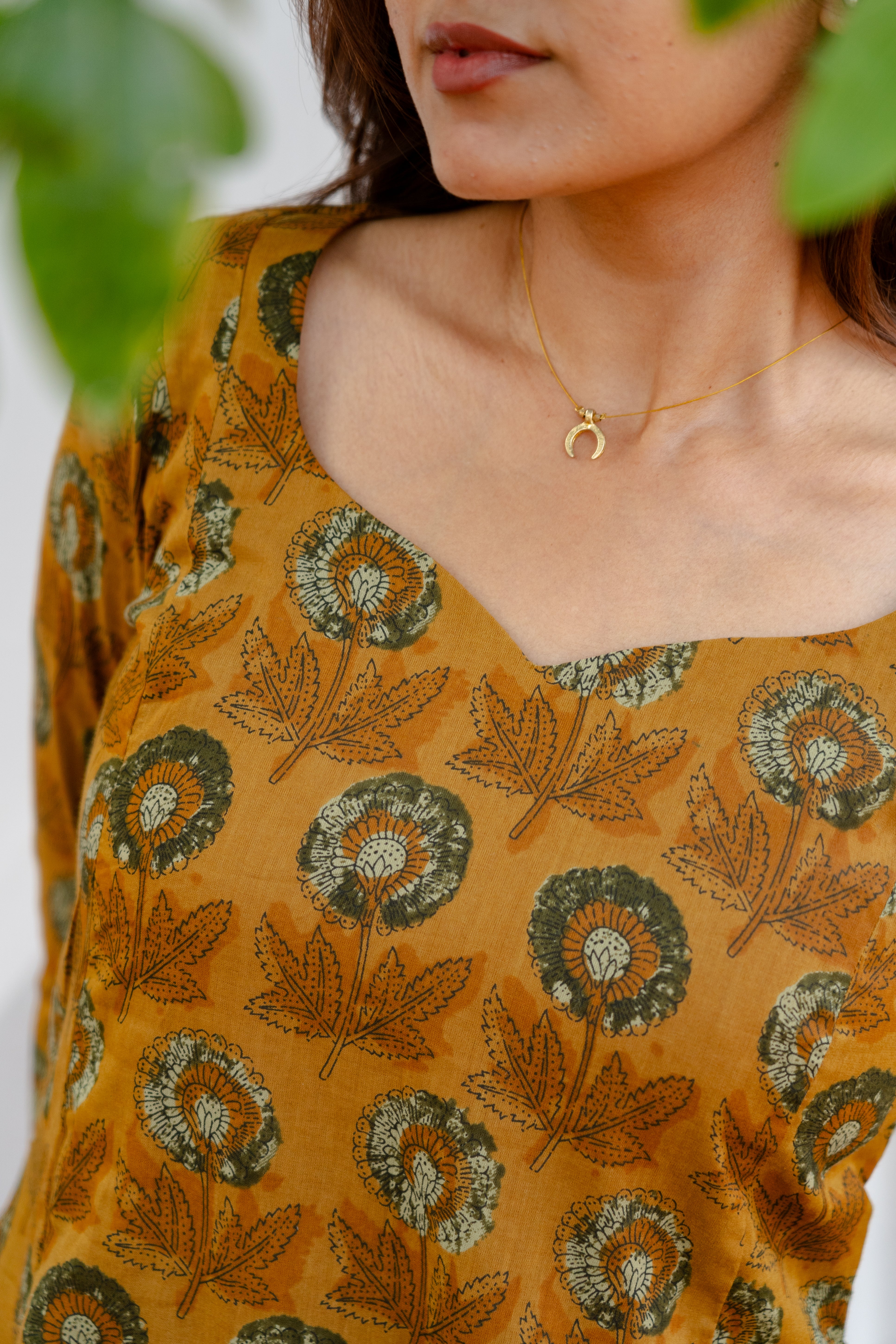 Ochre marigold A-Line Set