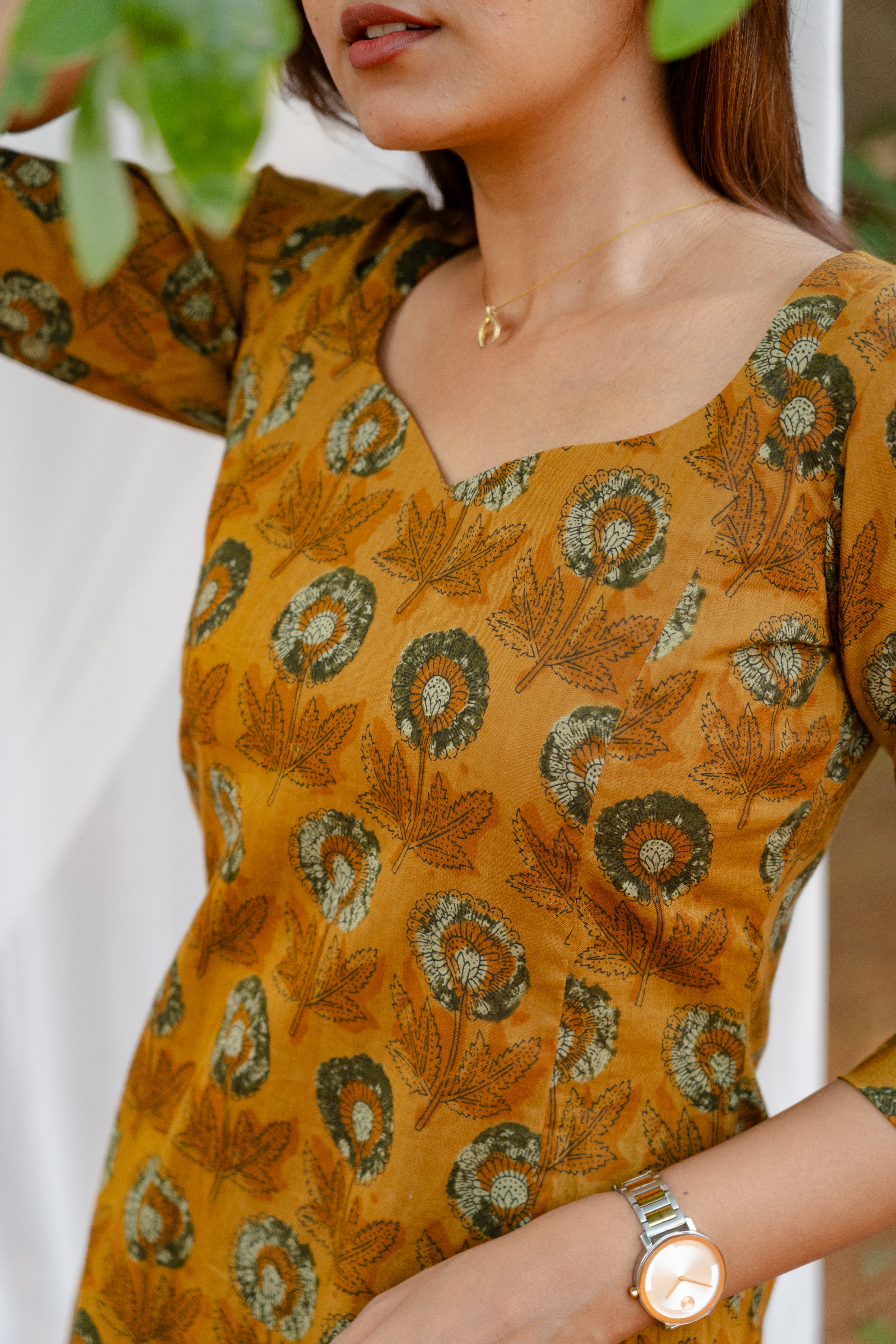 Ochre marigold A-Line Set