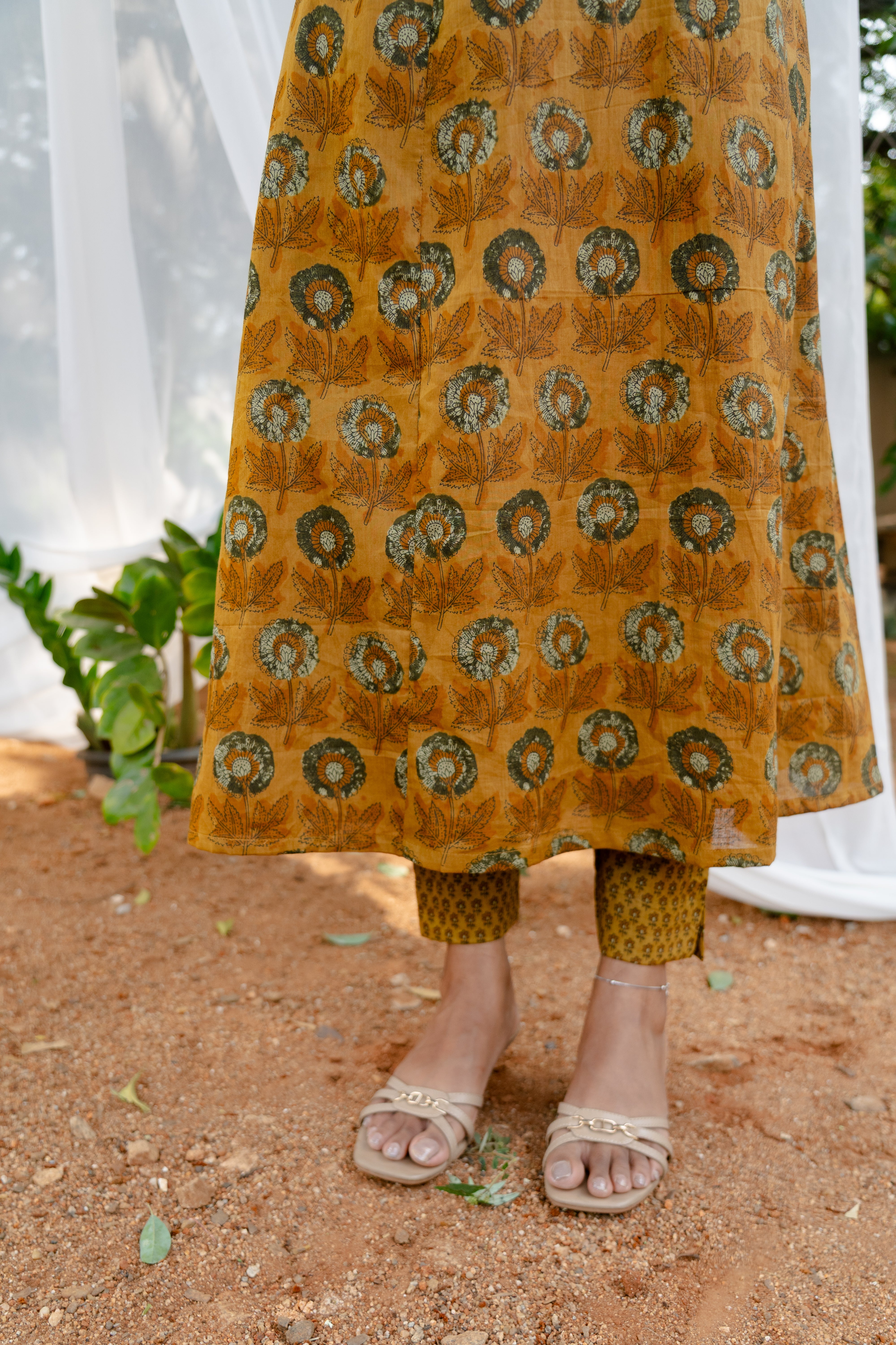 Ochre marigold A-Line Set
