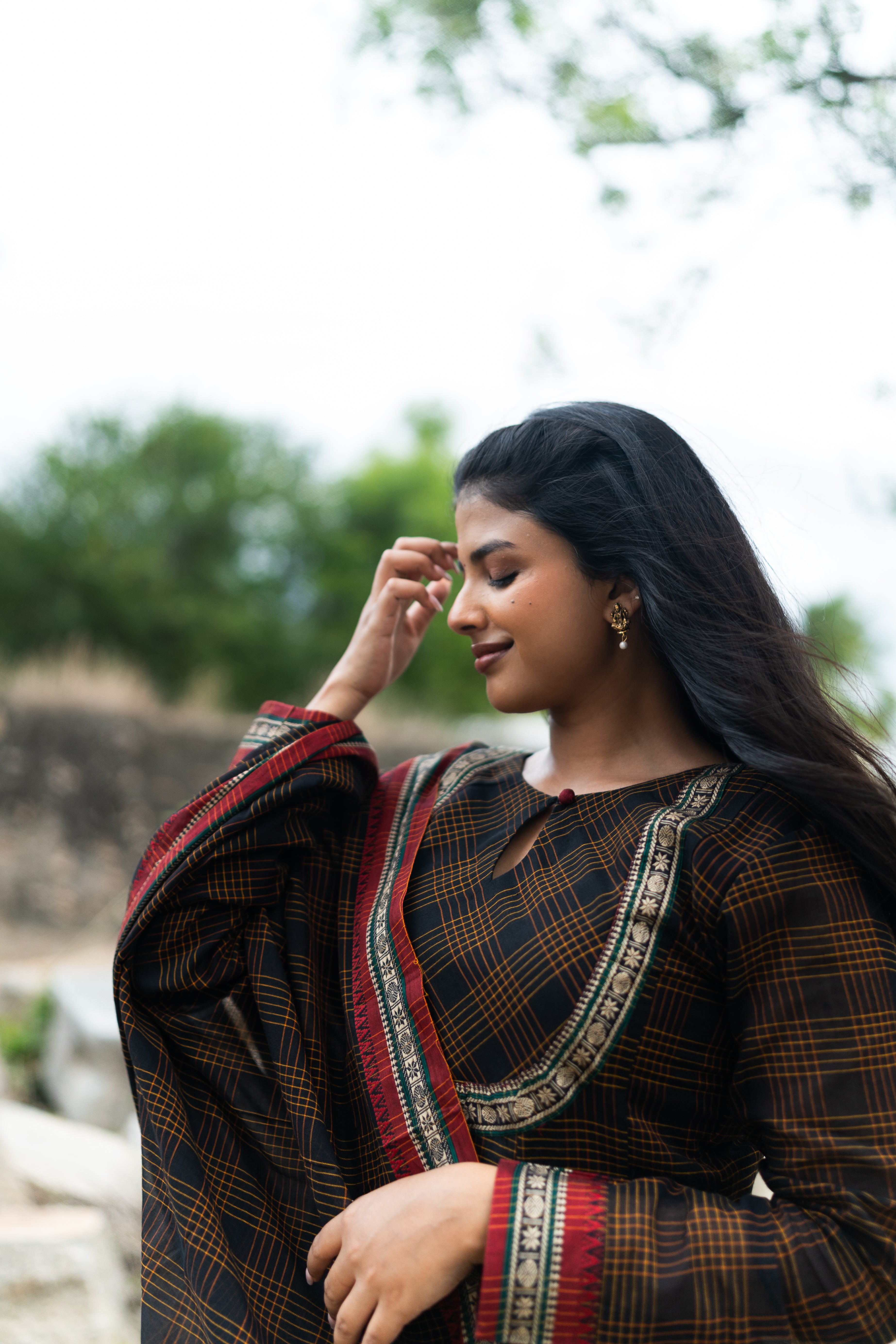 Maya Anarkali Set (Top & Dupatta)