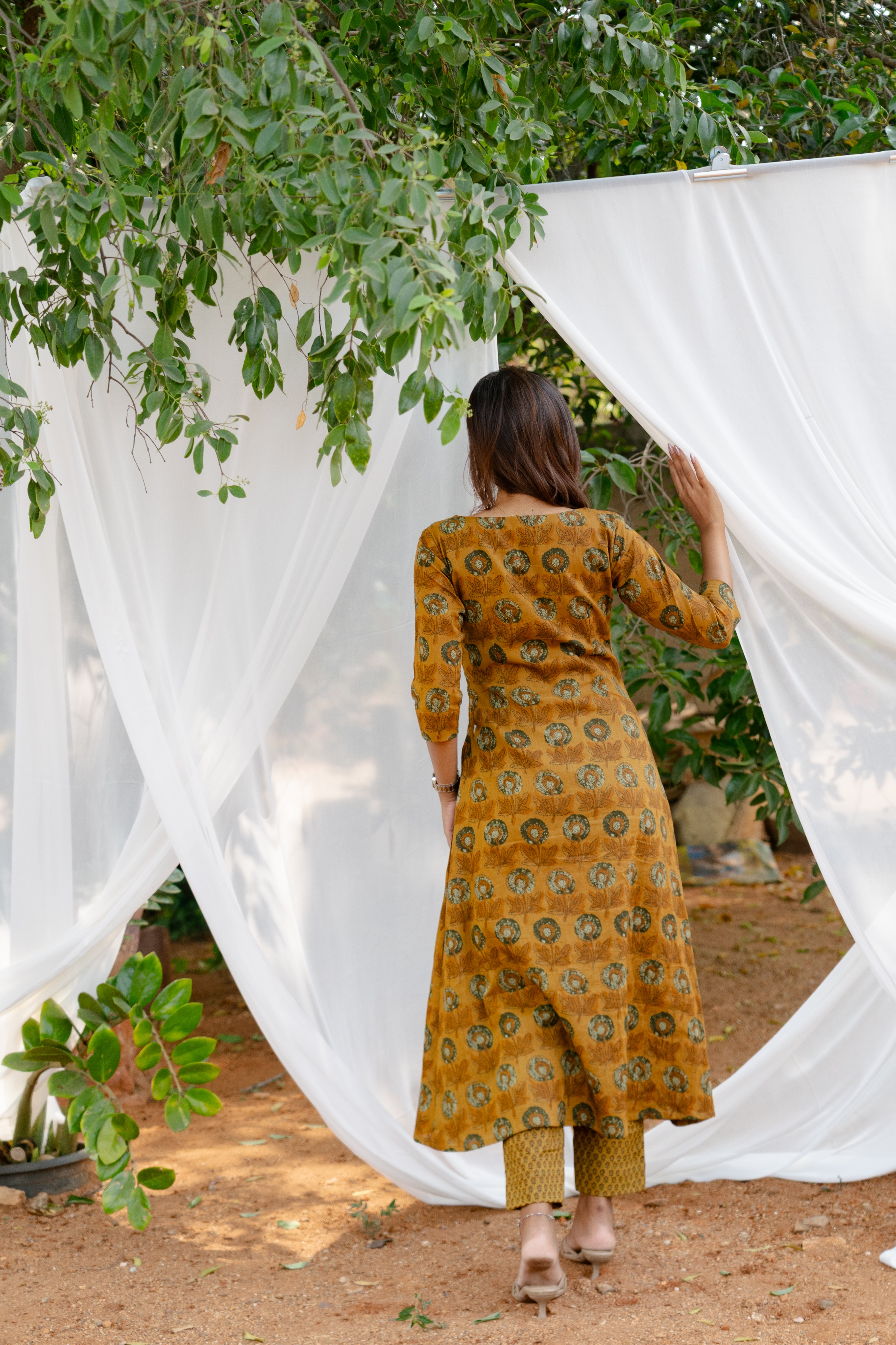 Ochre marigold A-Line Set