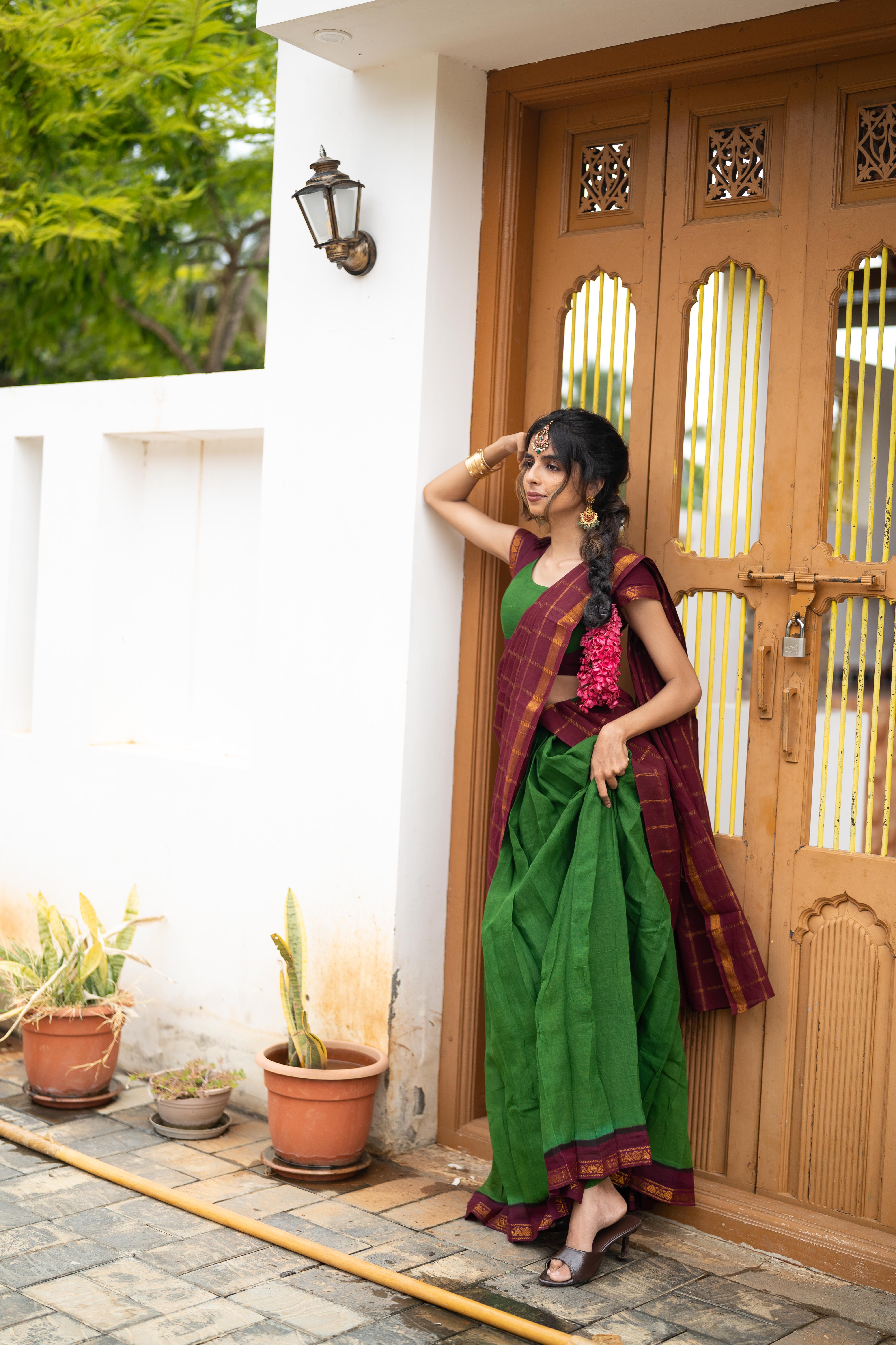 Arali half saree