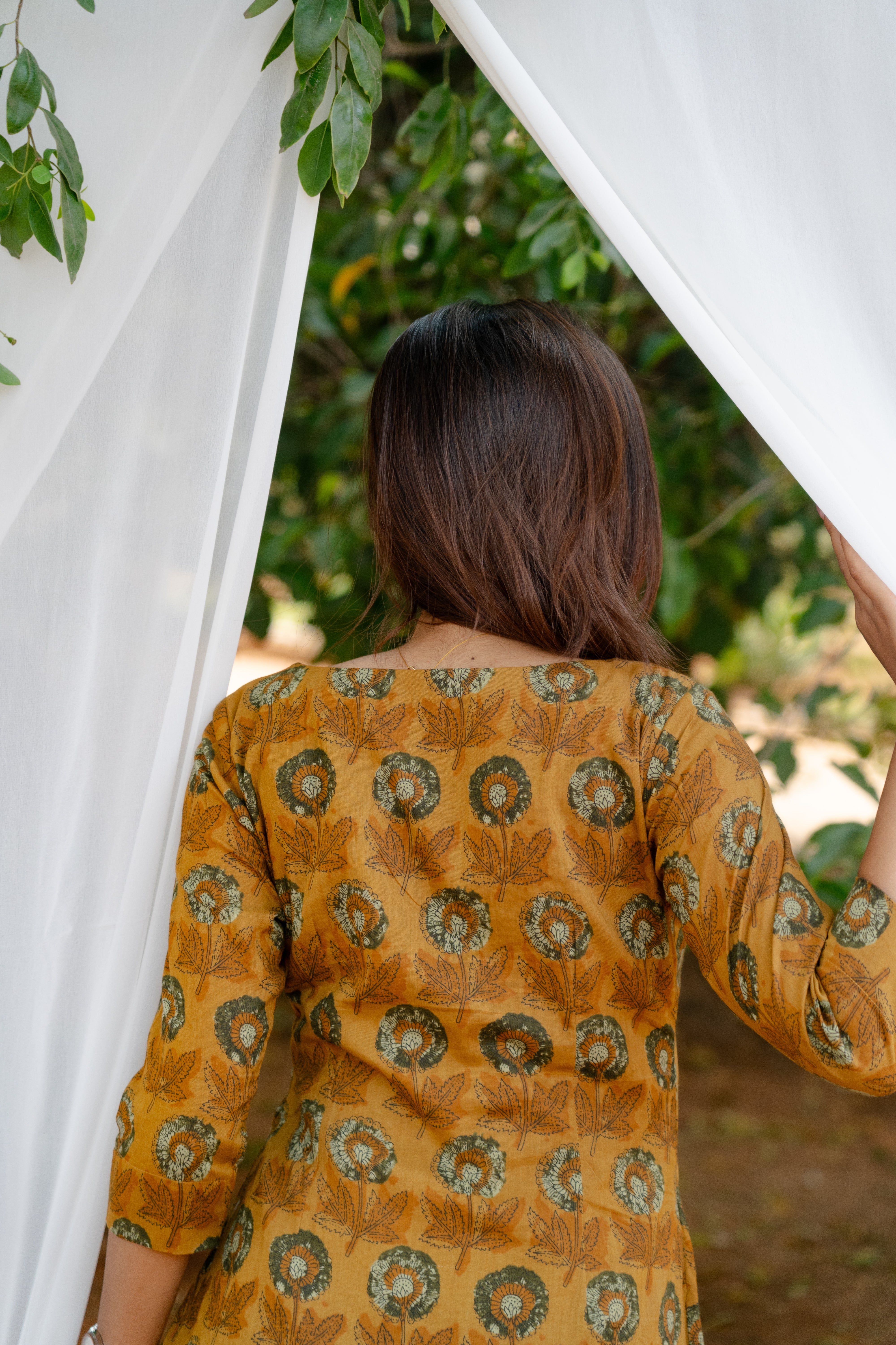 Ochre marigold A-Line Set