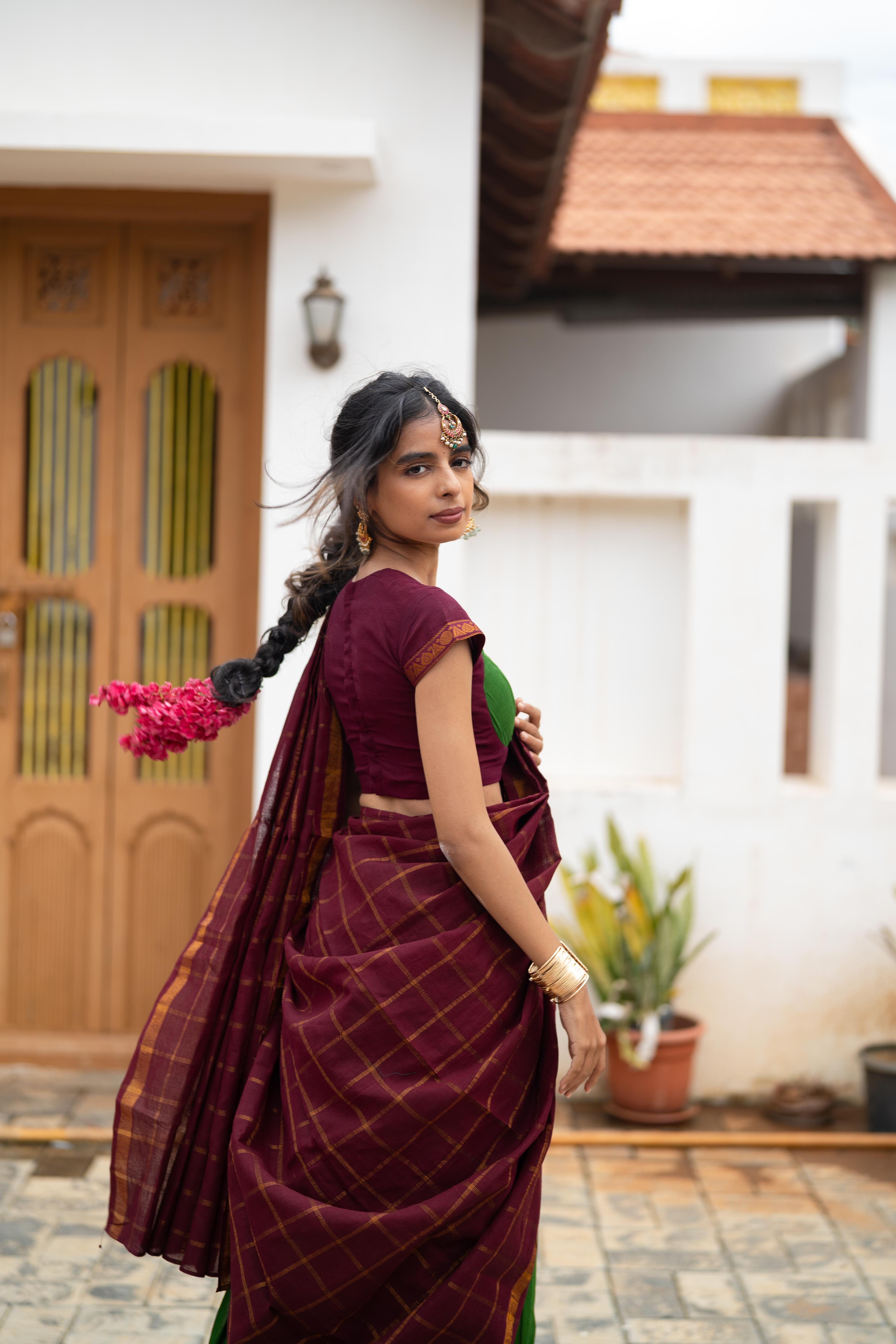 Arali half saree