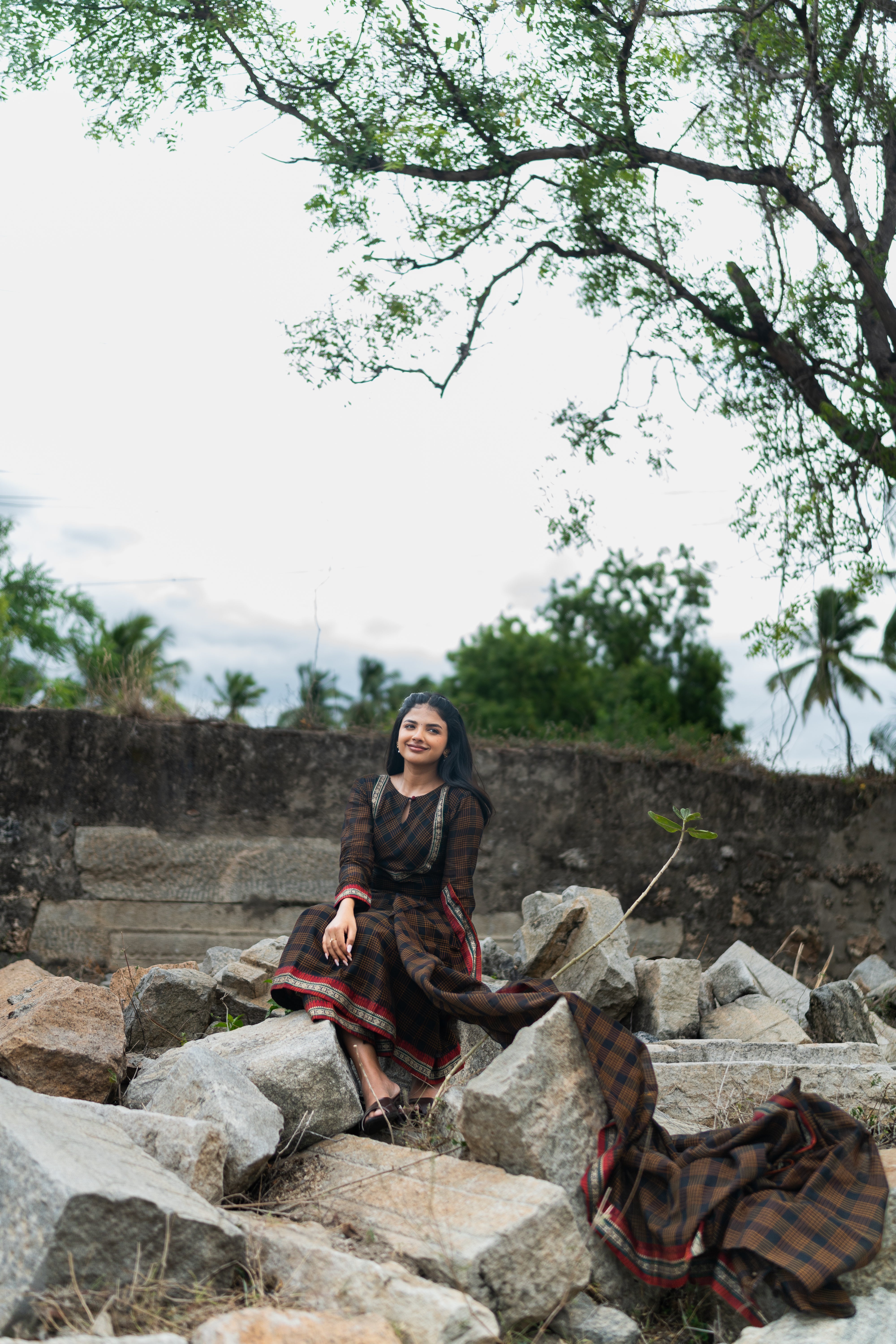 Maya Anarkali Set (Top & Dupatta)
