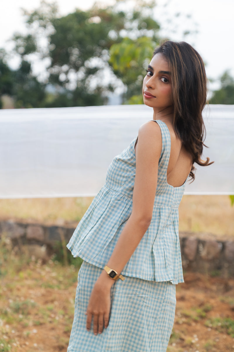 Vaan peplum top