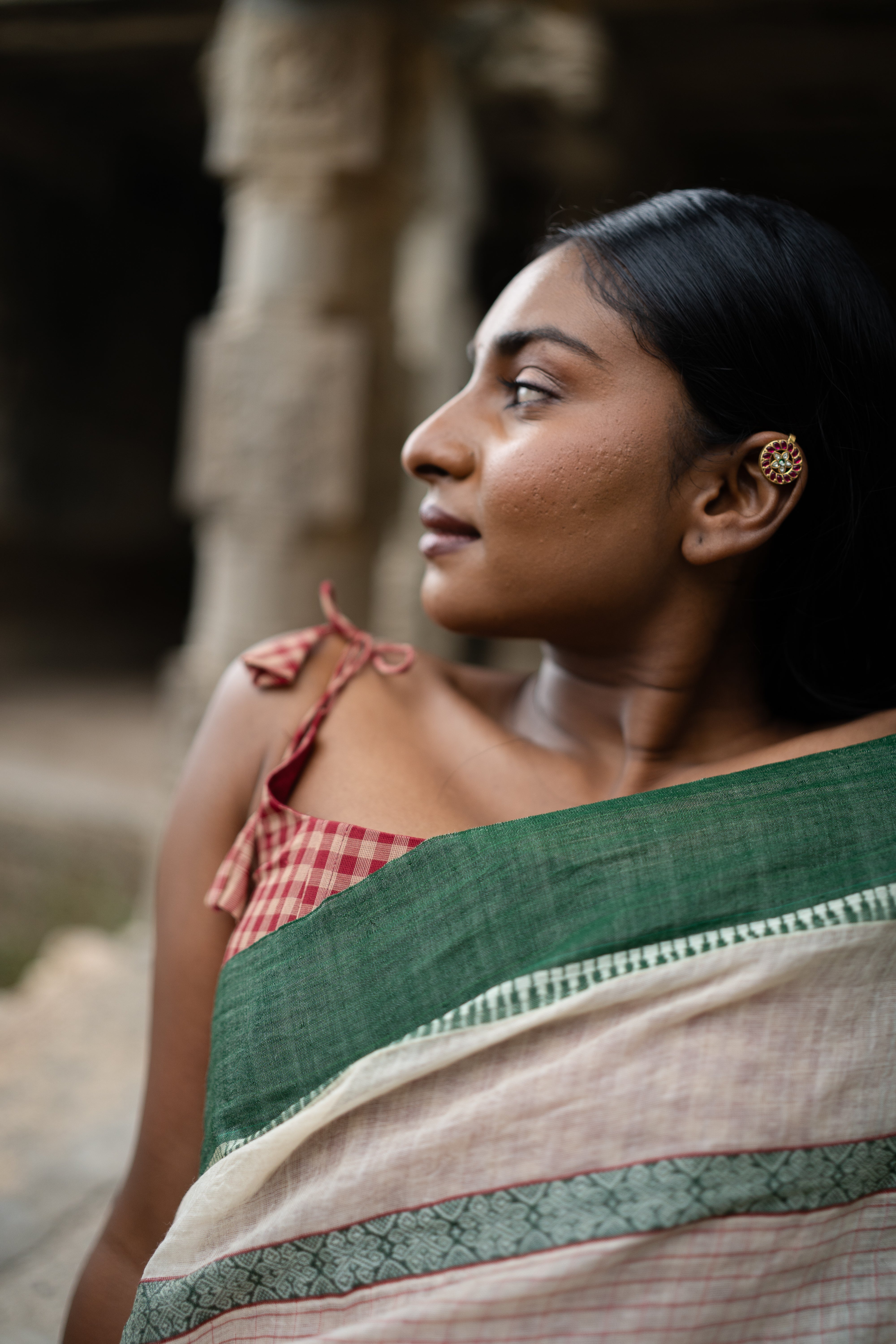 Ivory Muse saree