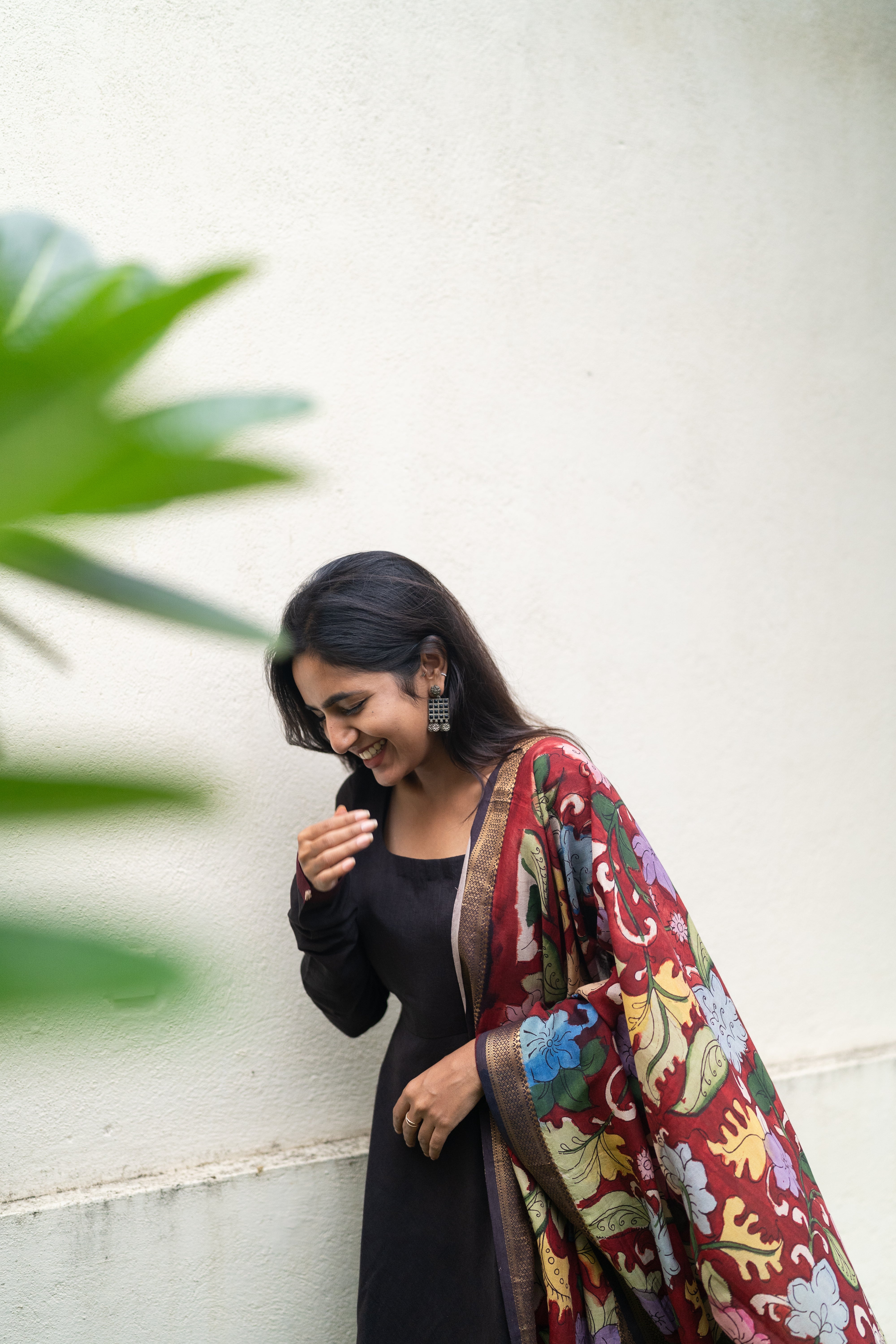 Black Kalamkari Set