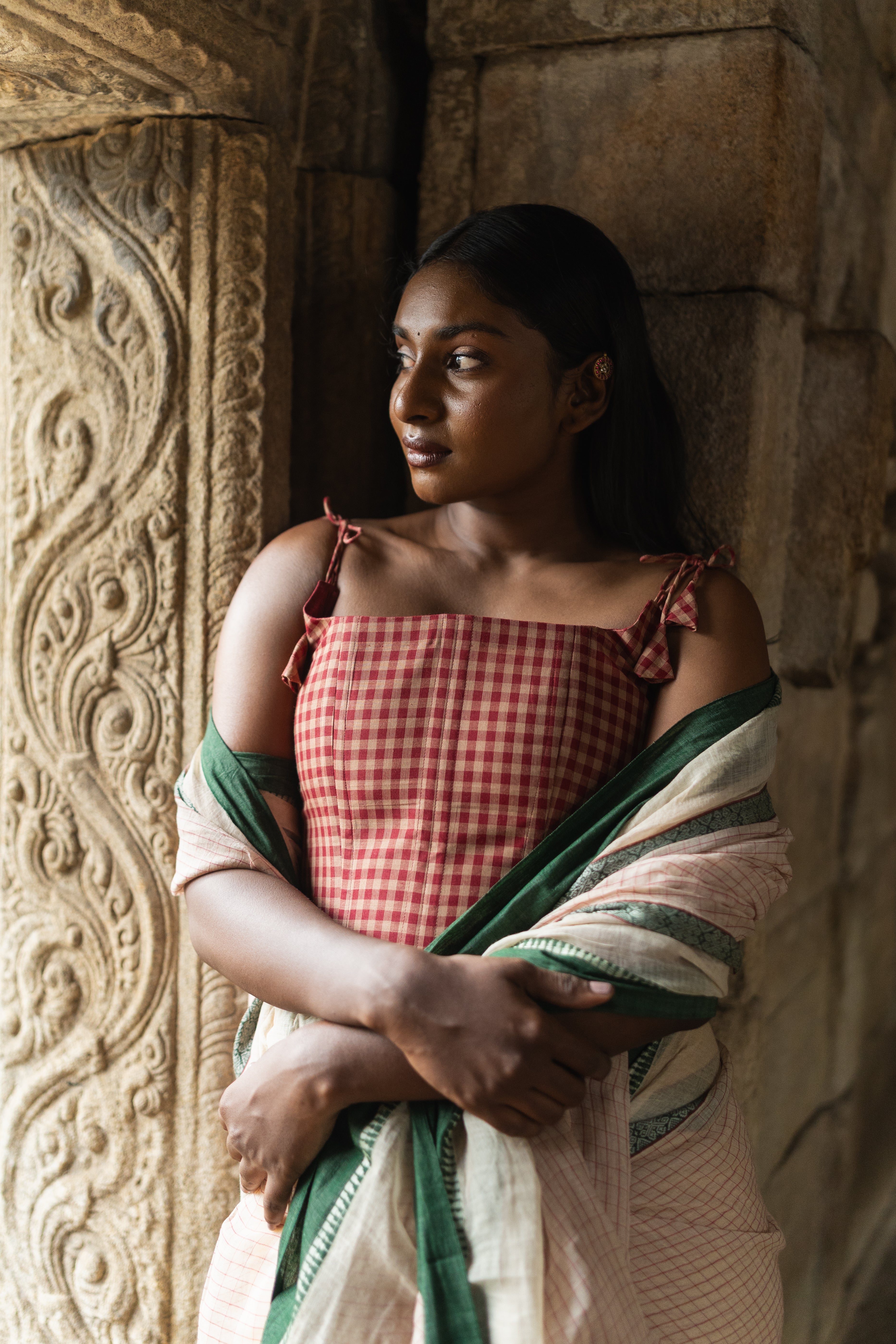 Ivory Muse saree