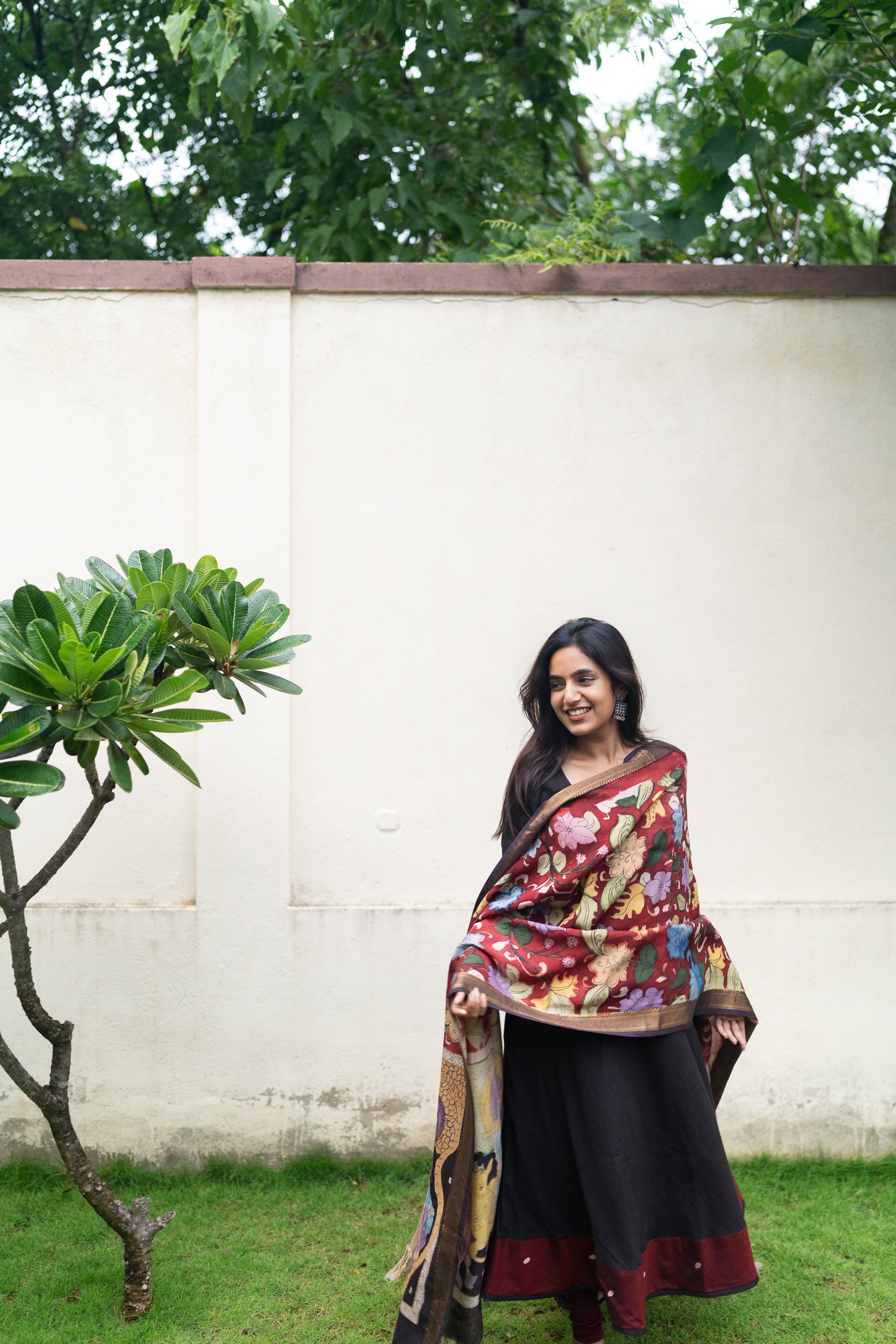 Black Kalamkari Set