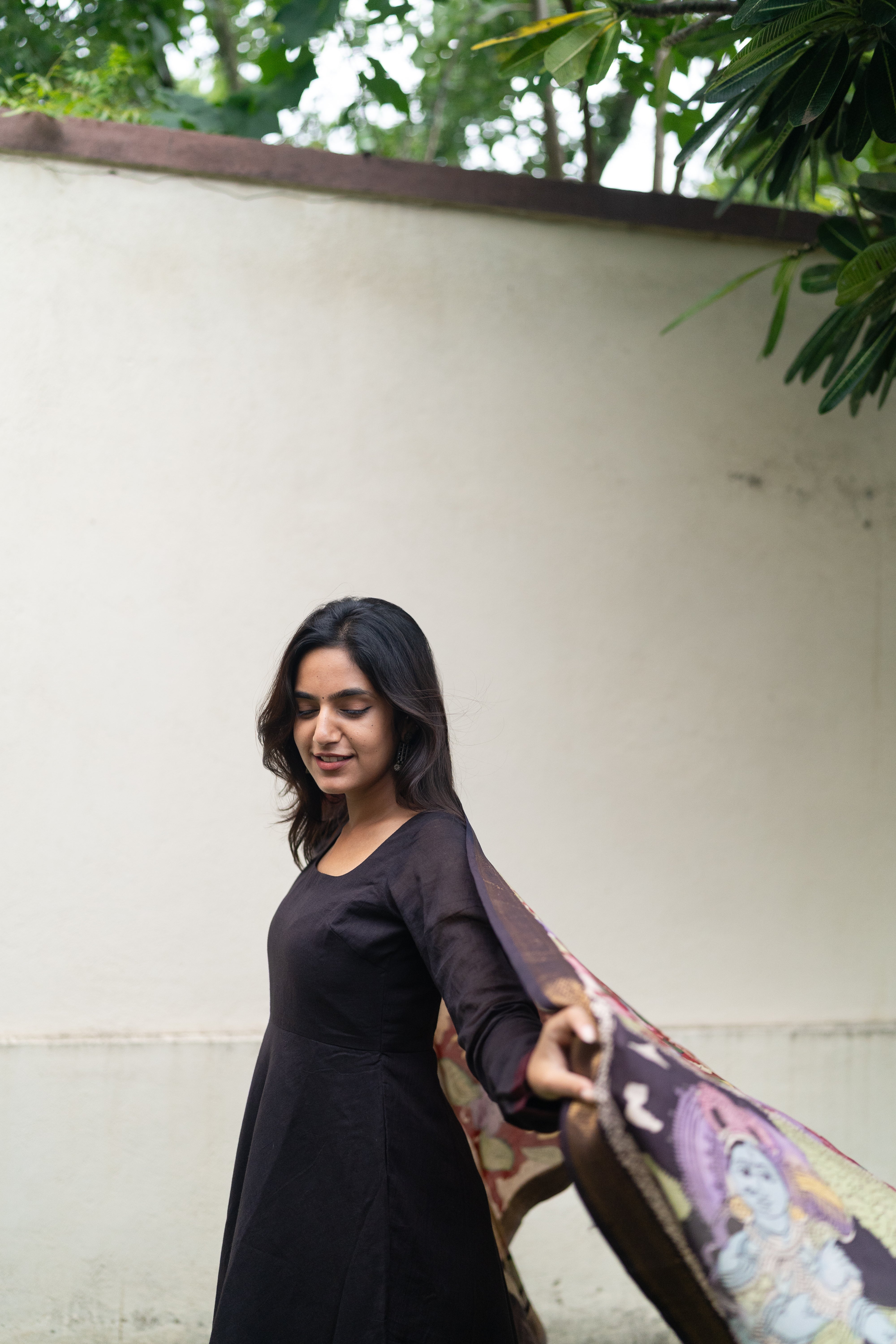 Black Kalamkari Set