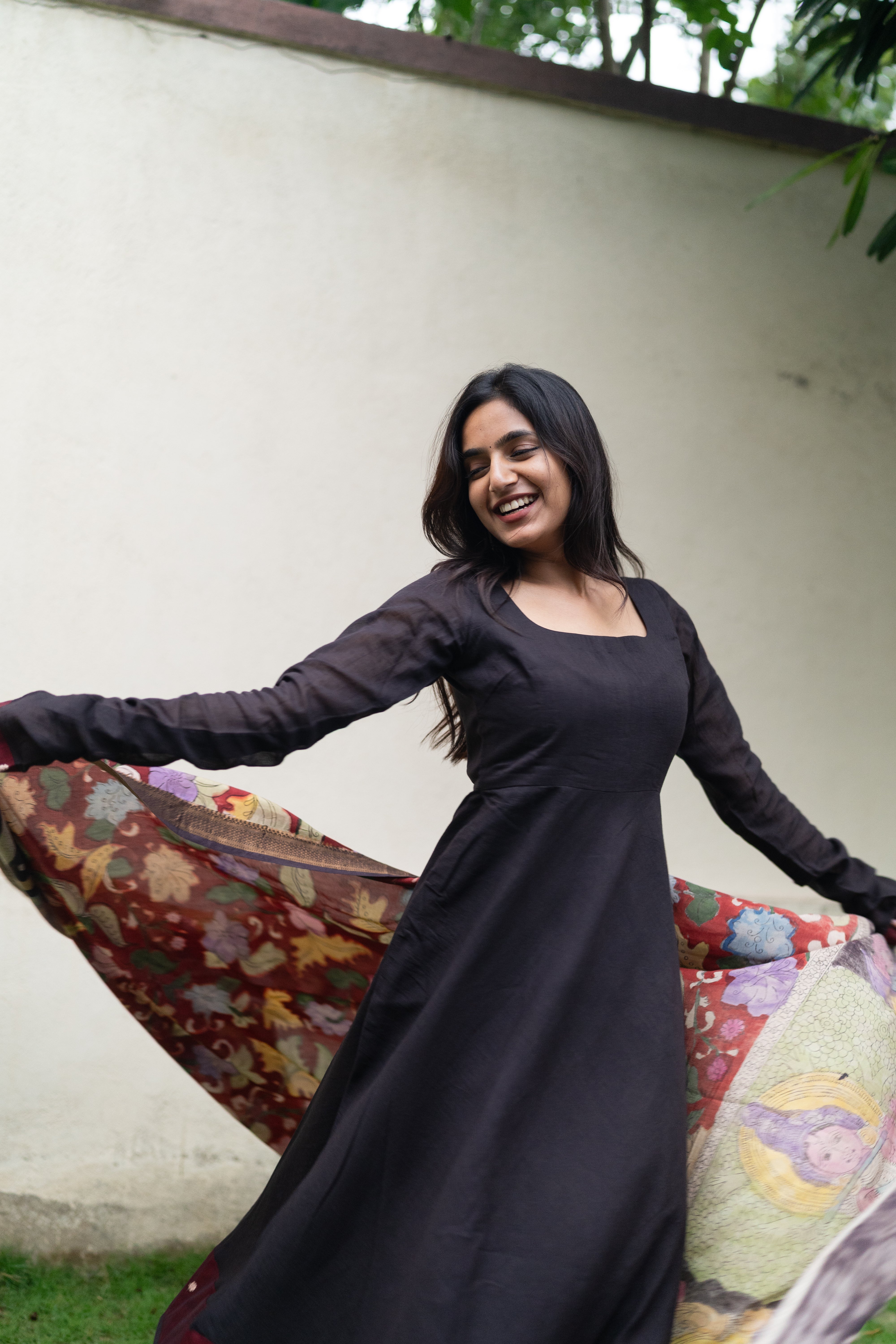 Black Kalamkari Set