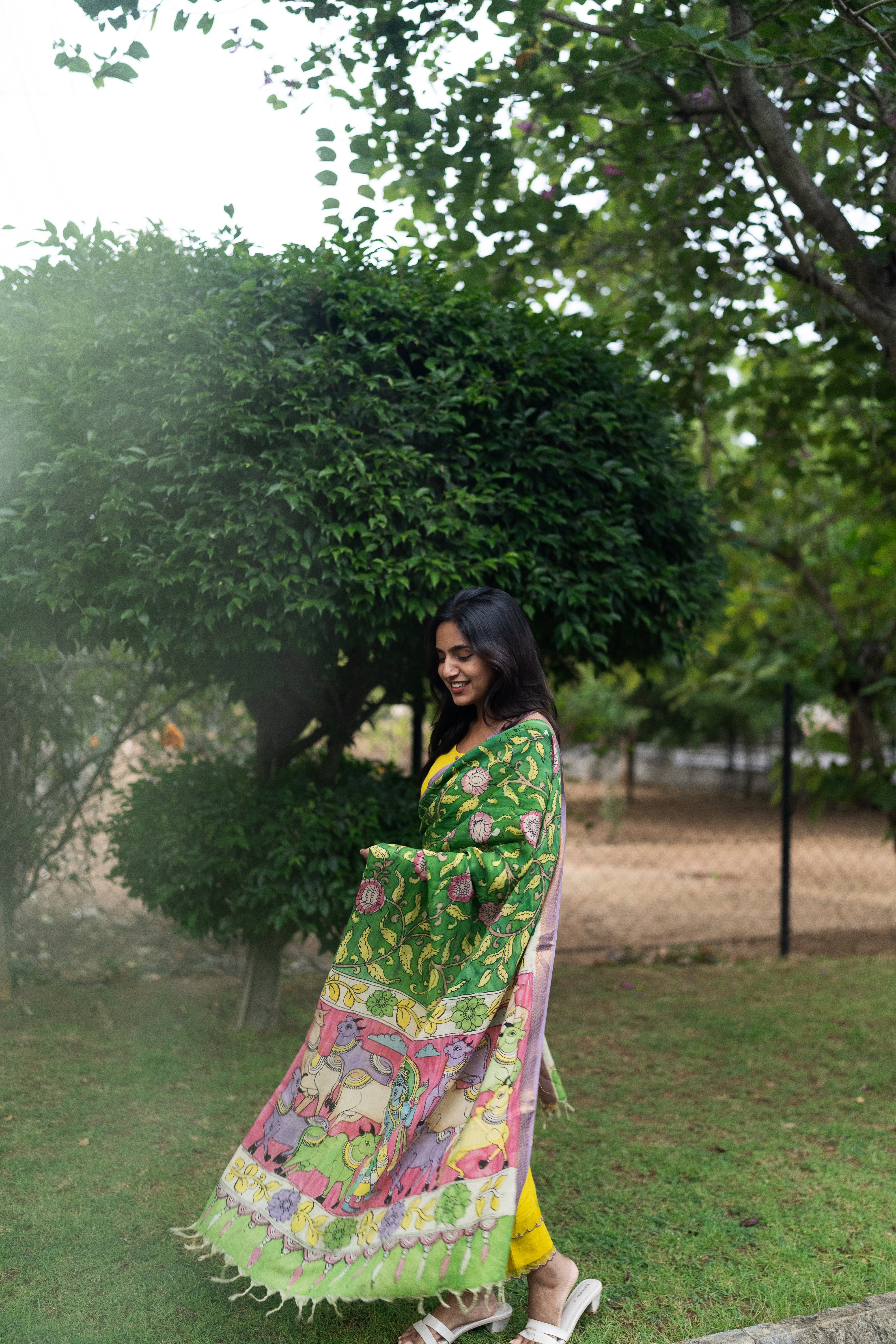 Manjal Kalamkari Set