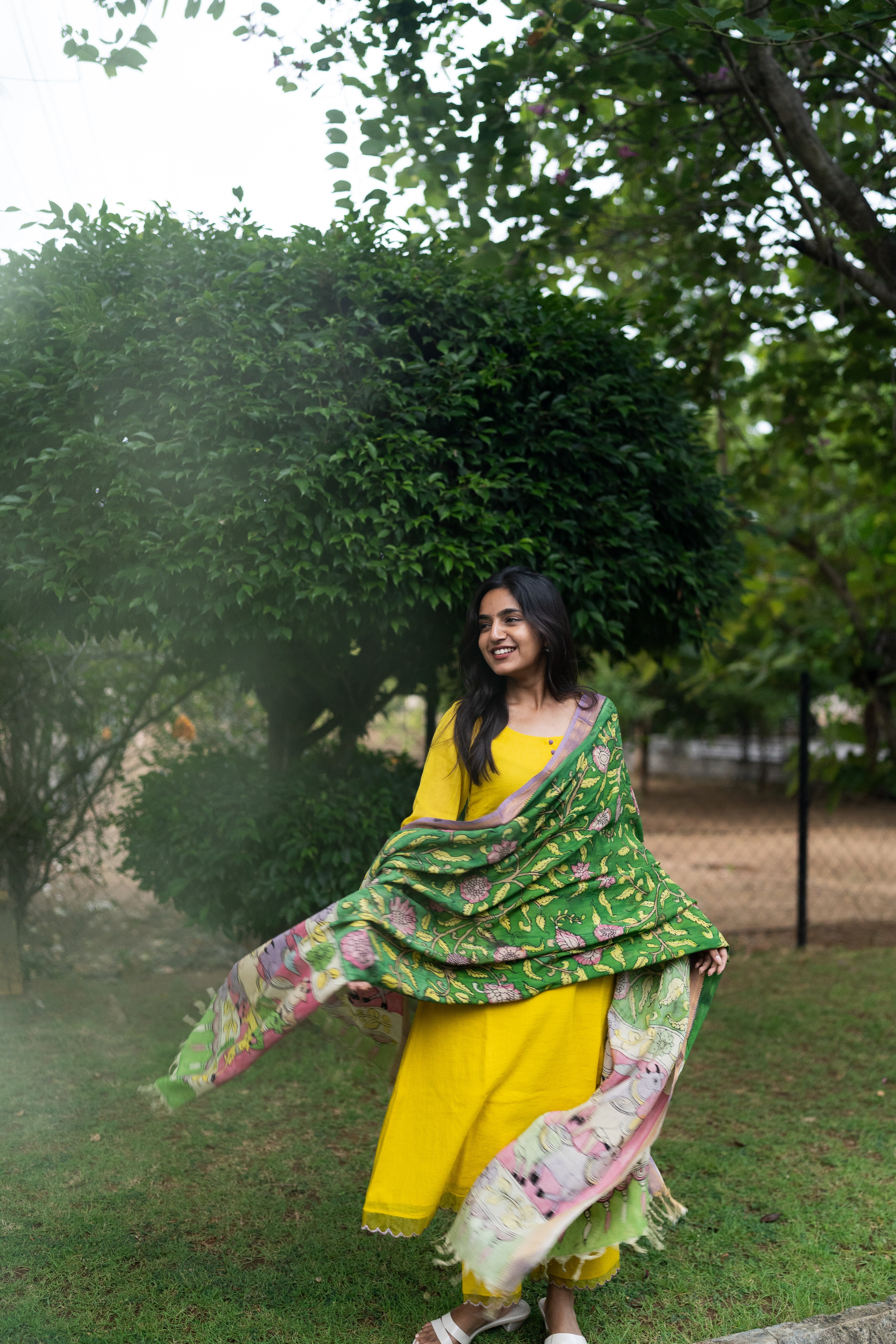 Manjal Kalamkari Set
