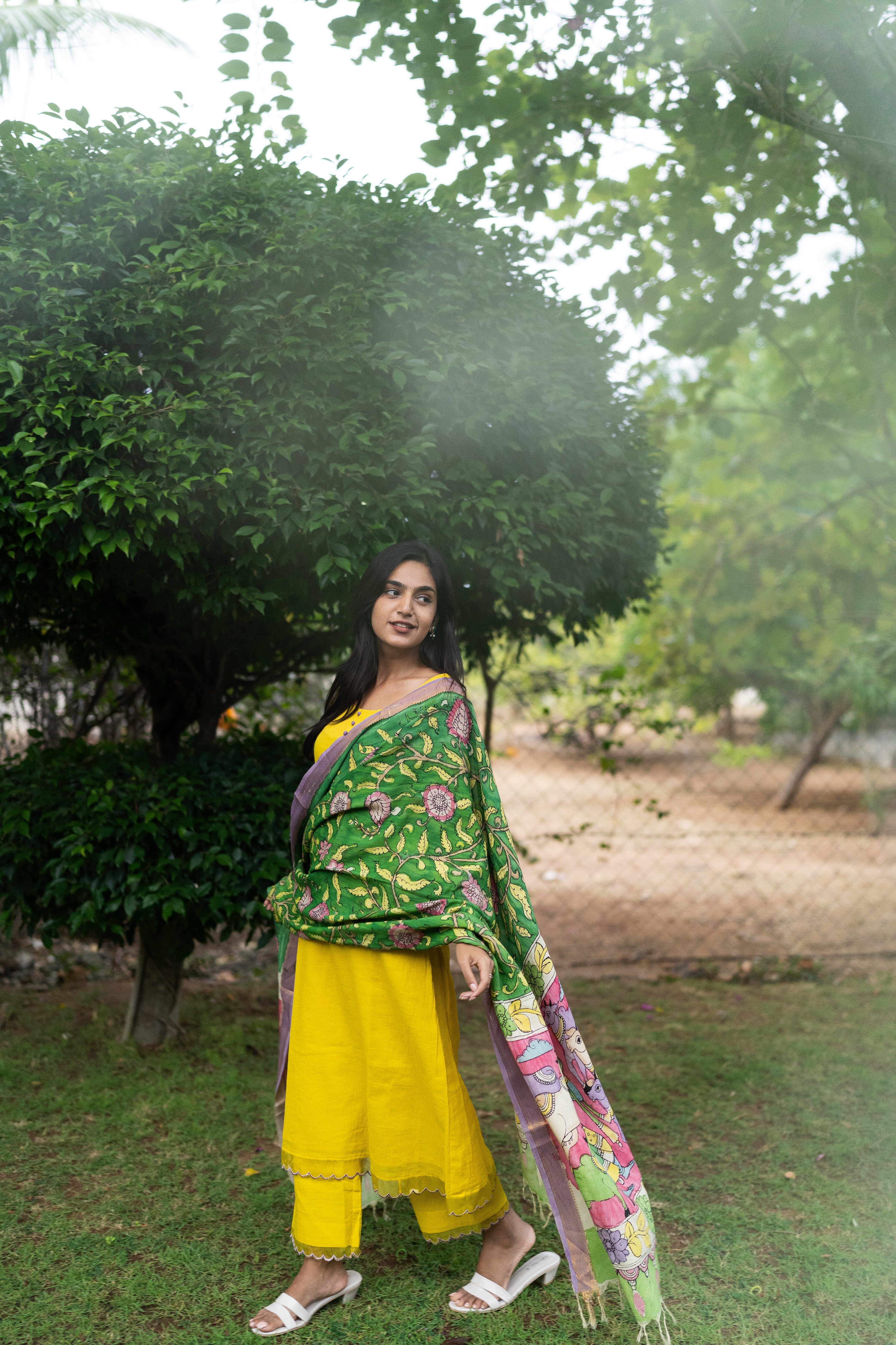 Manjal Kalamkari Set