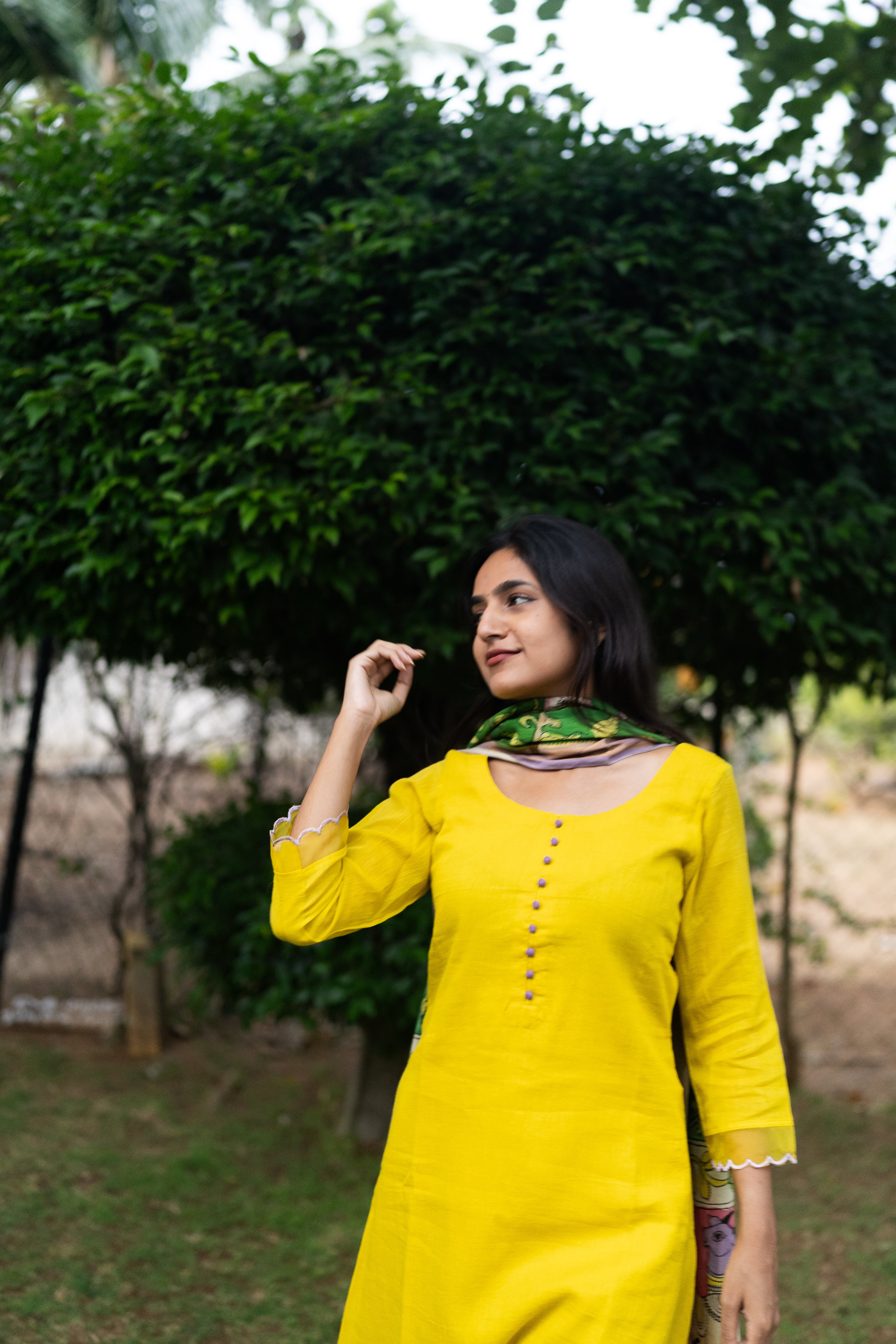 Manjal Kalamkari Set
