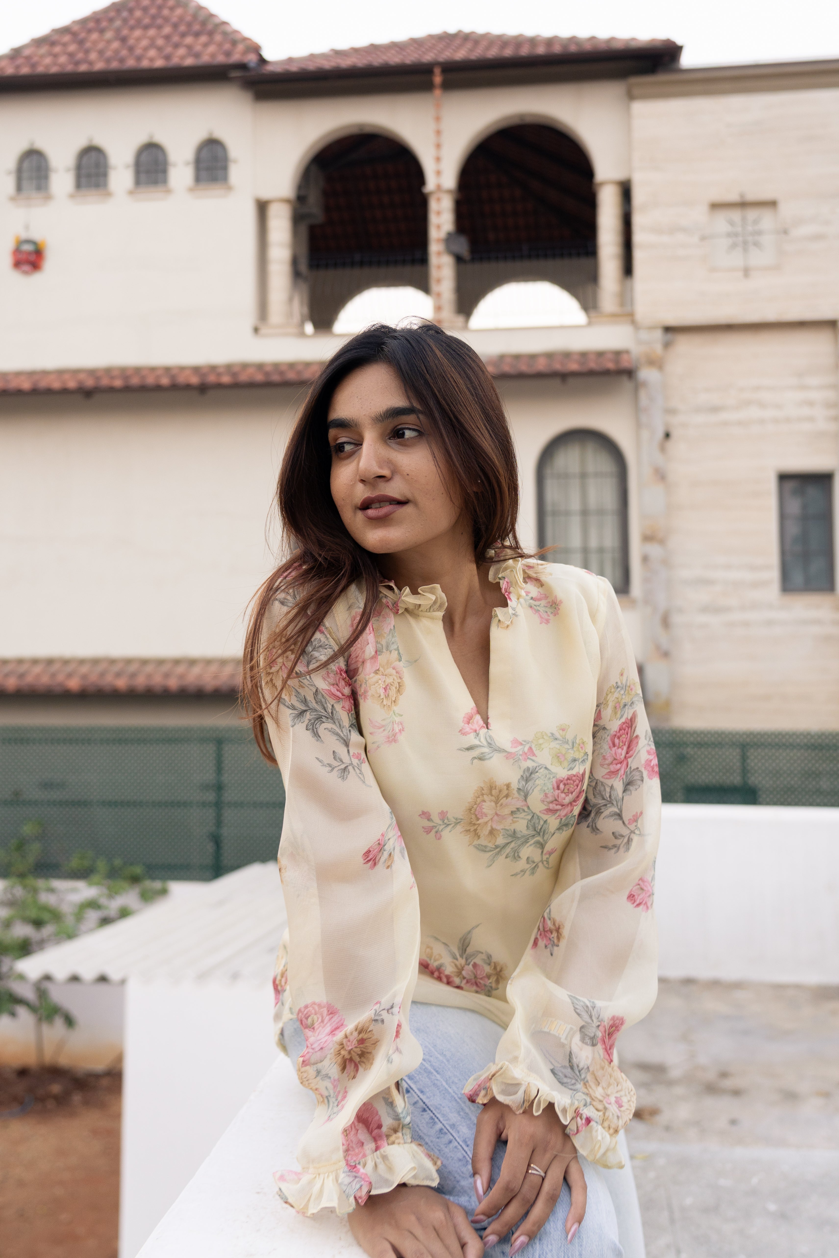 Butter Yellow Meadow Top