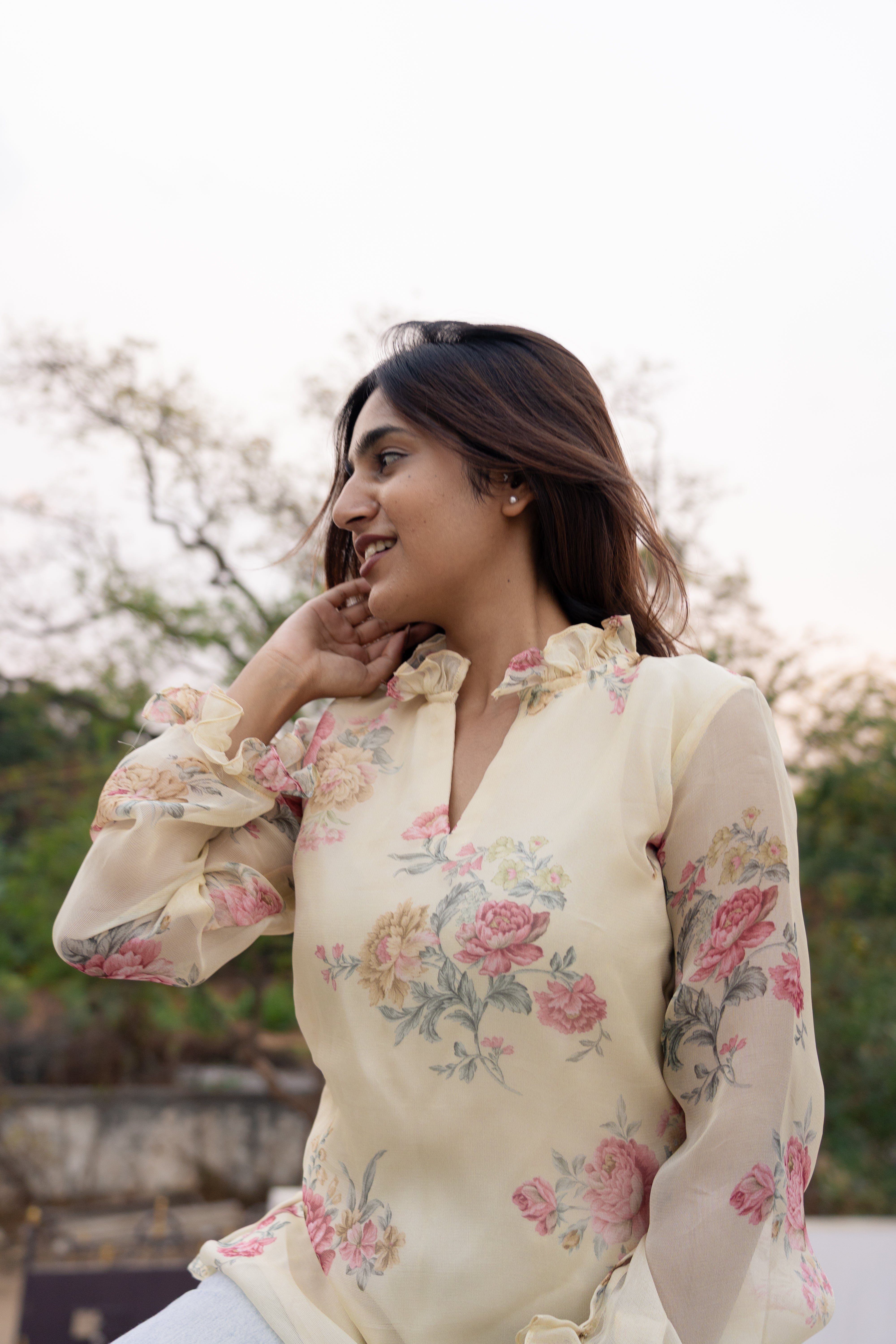 Butter Yellow Meadow Top