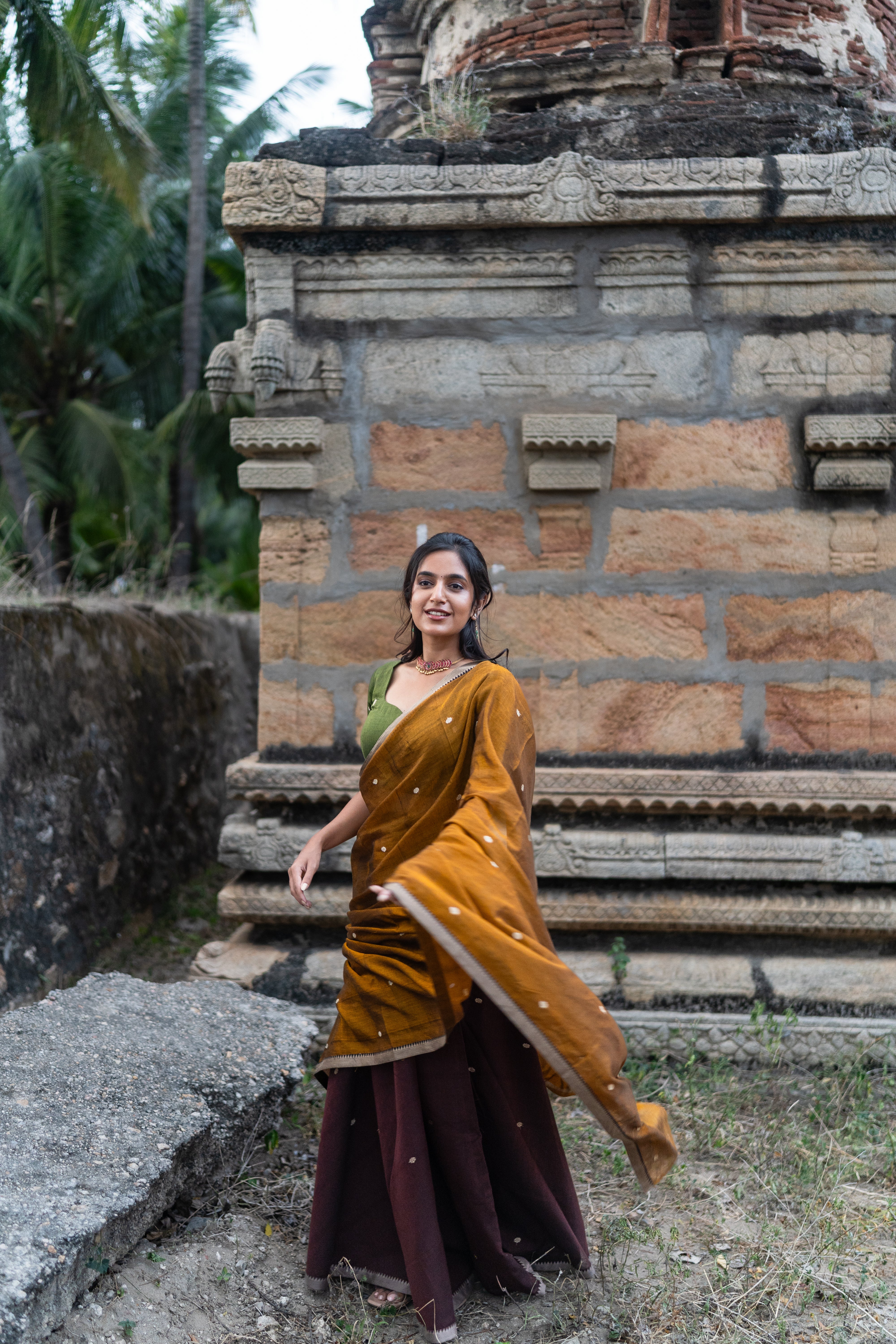 Vasudha half saree
