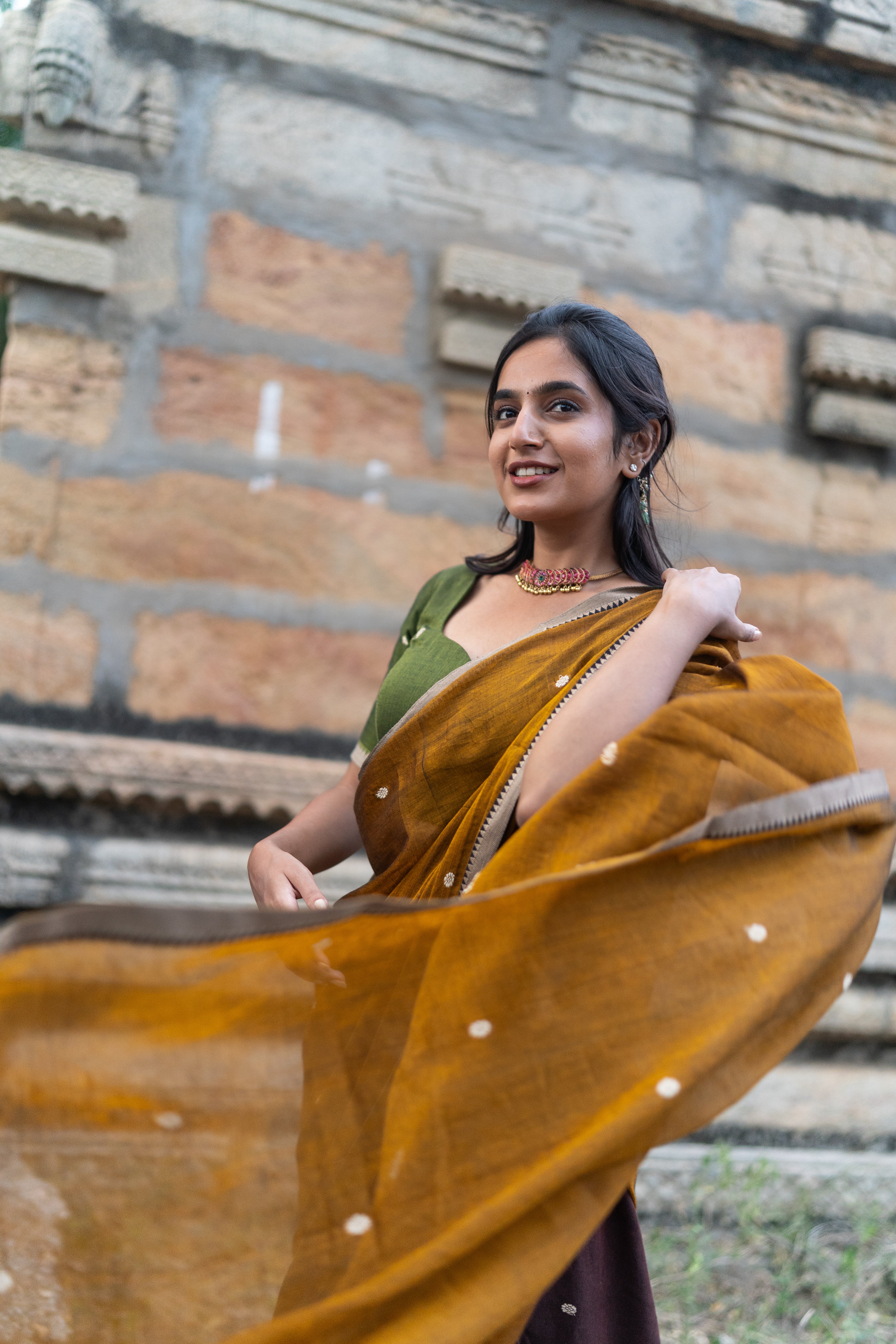 Vasudha half saree