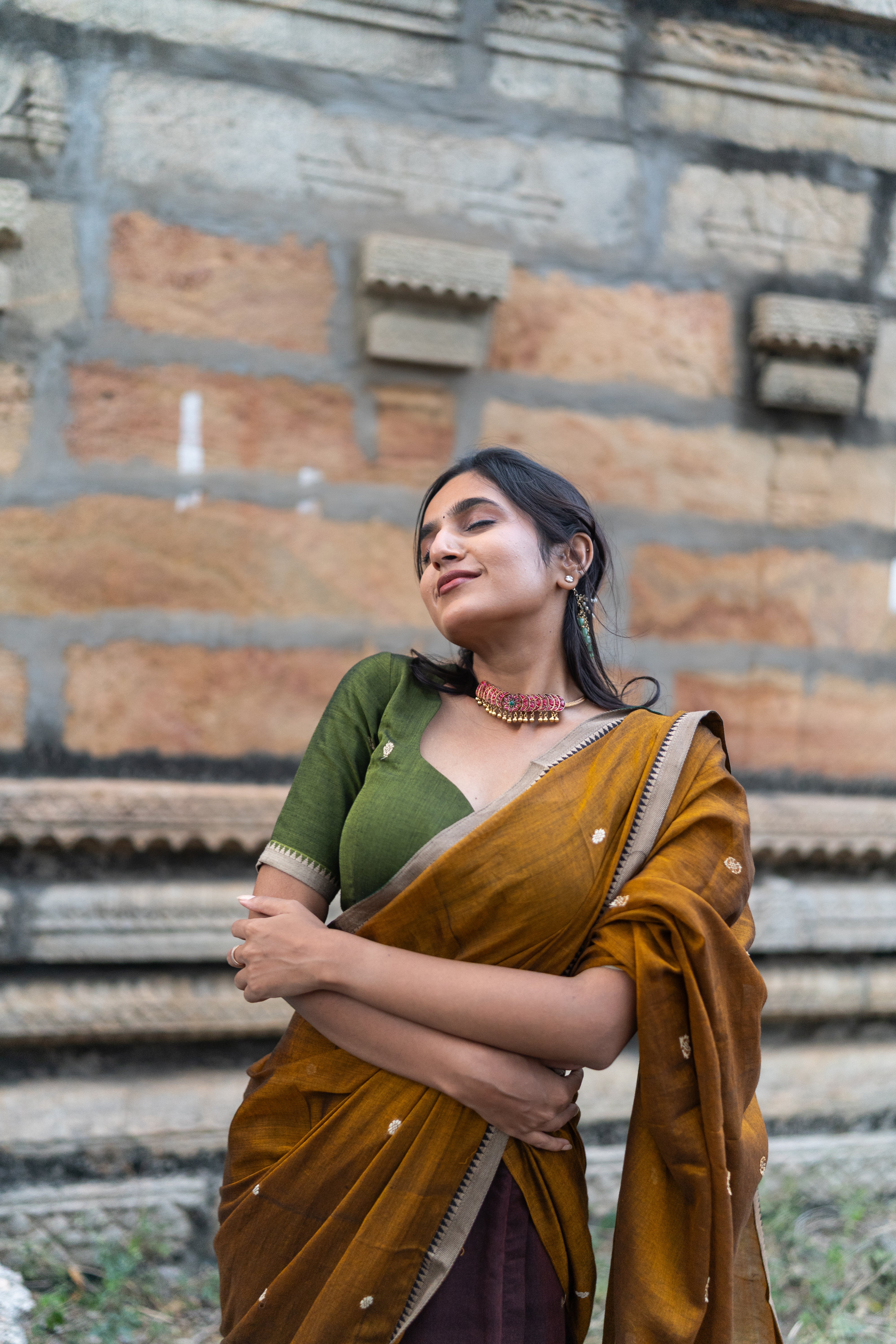 Vasudha half saree