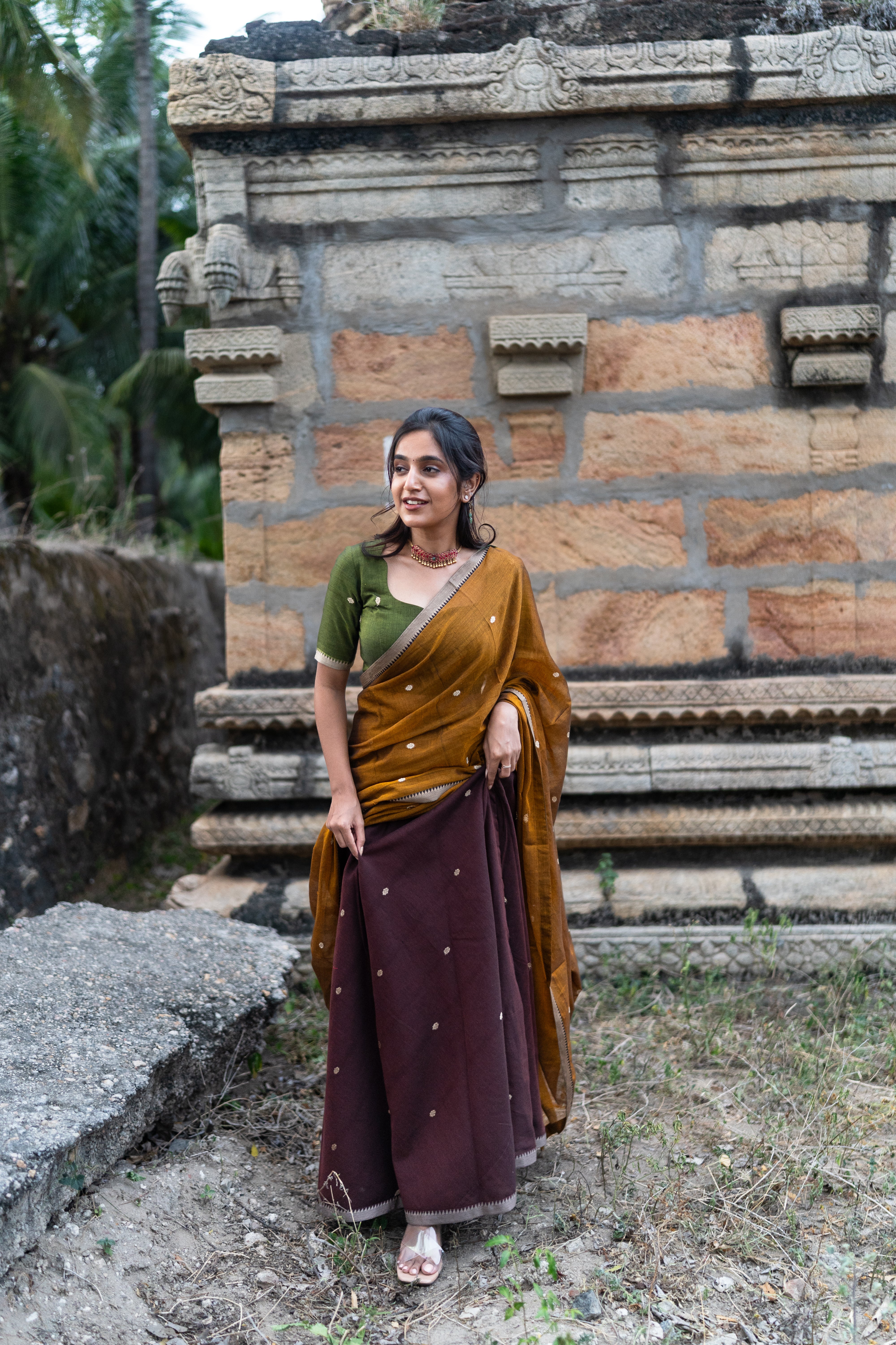 Vasudha half saree