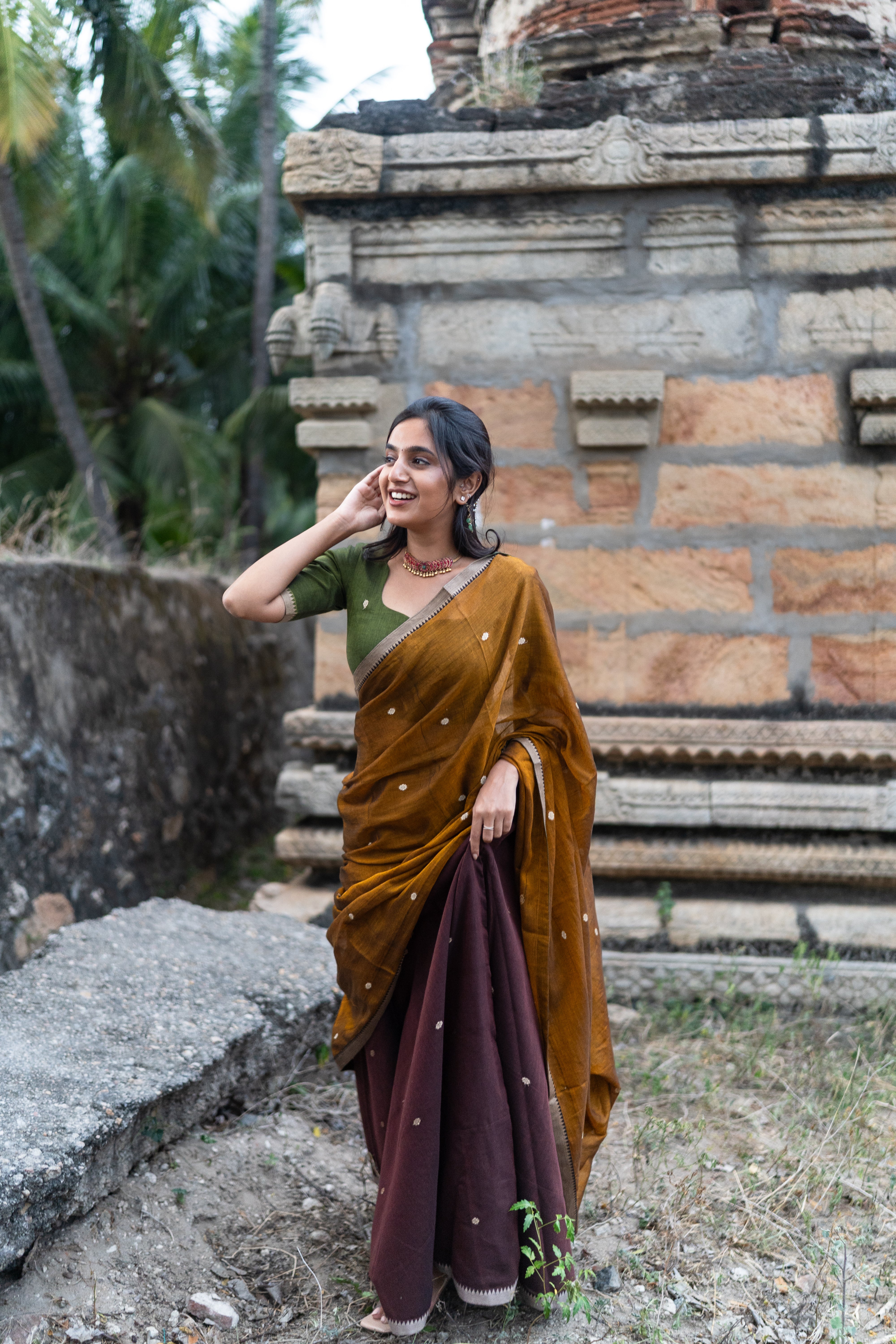 Vasudha half saree