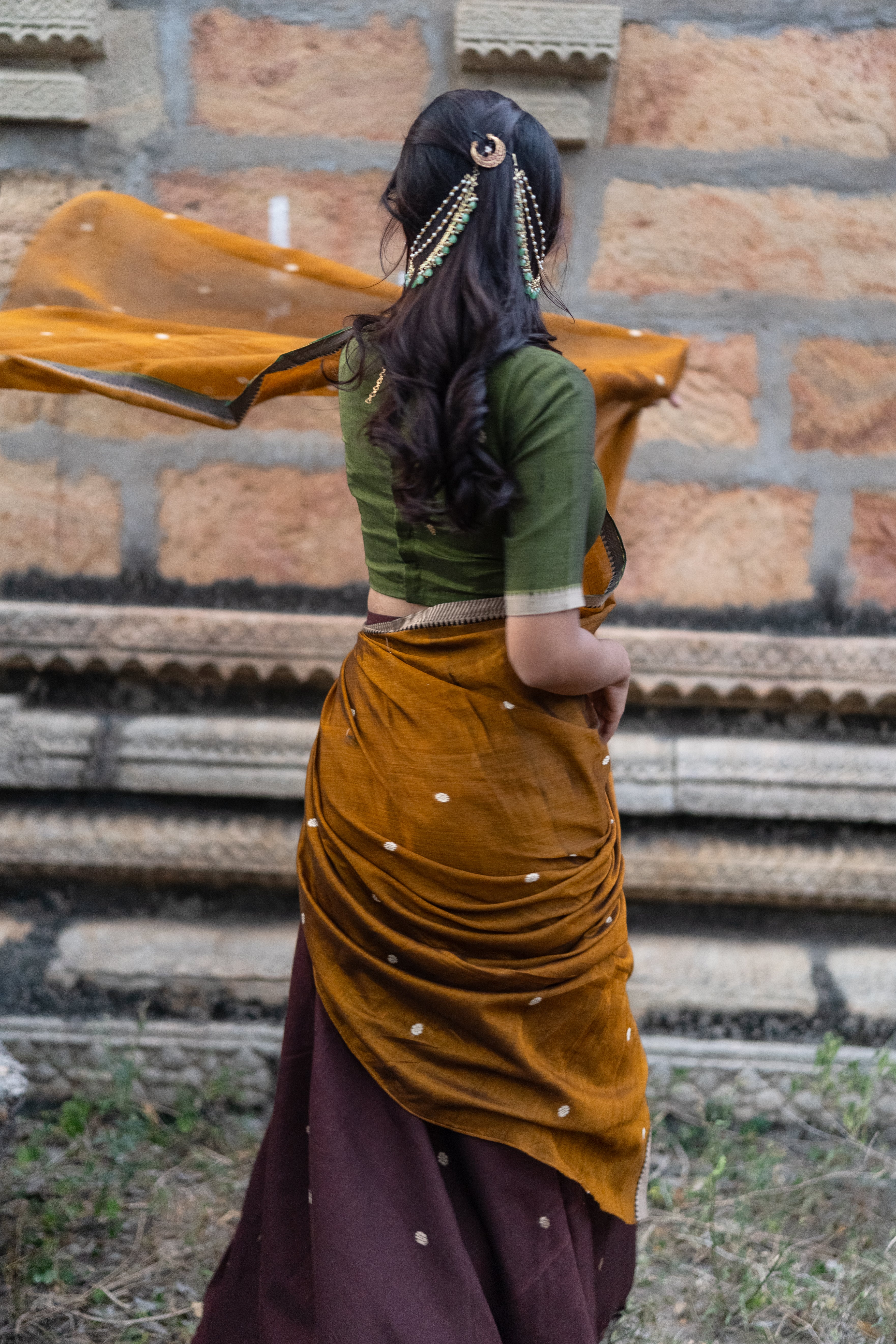 Vasudha half saree