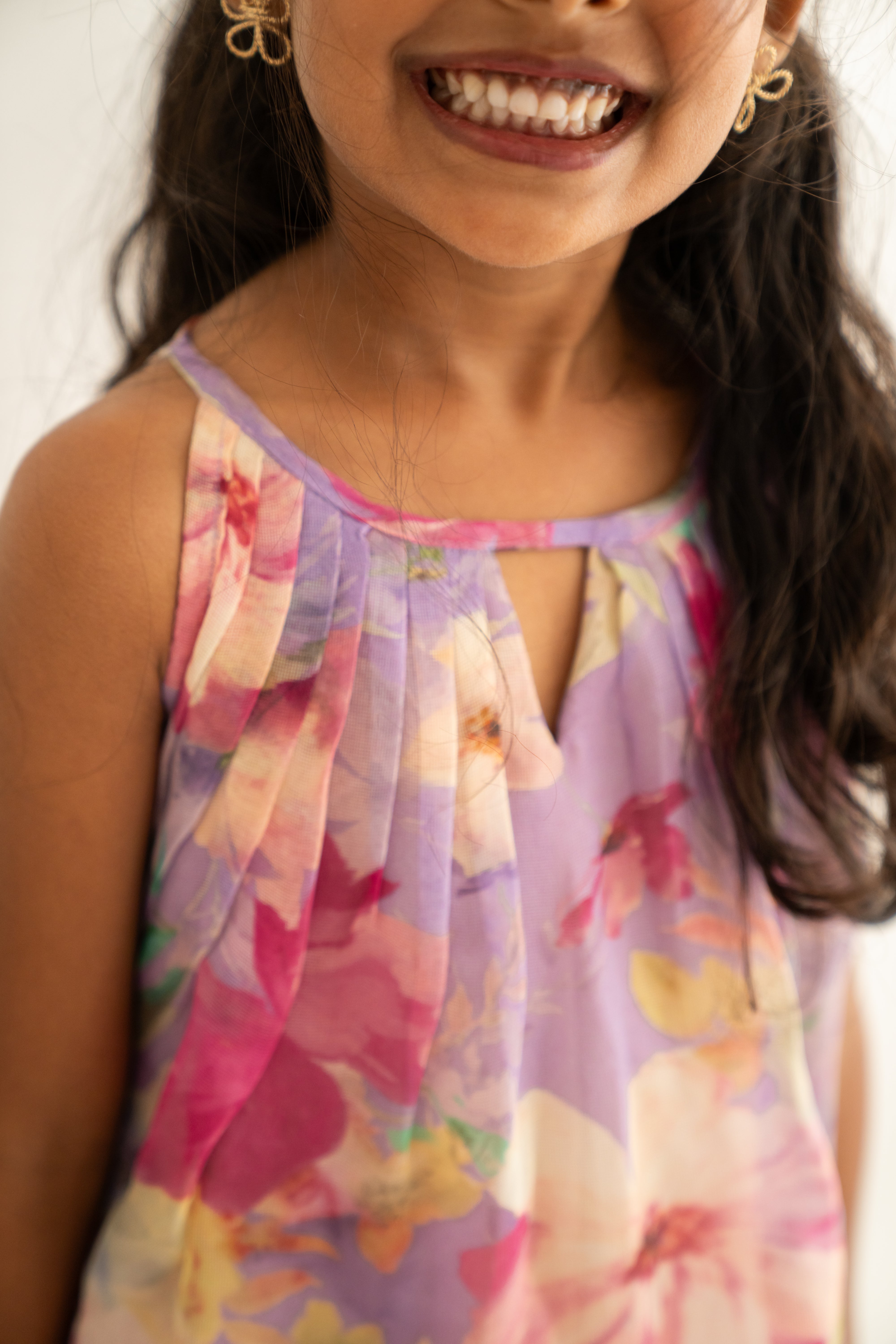 Lilac Floral Dress