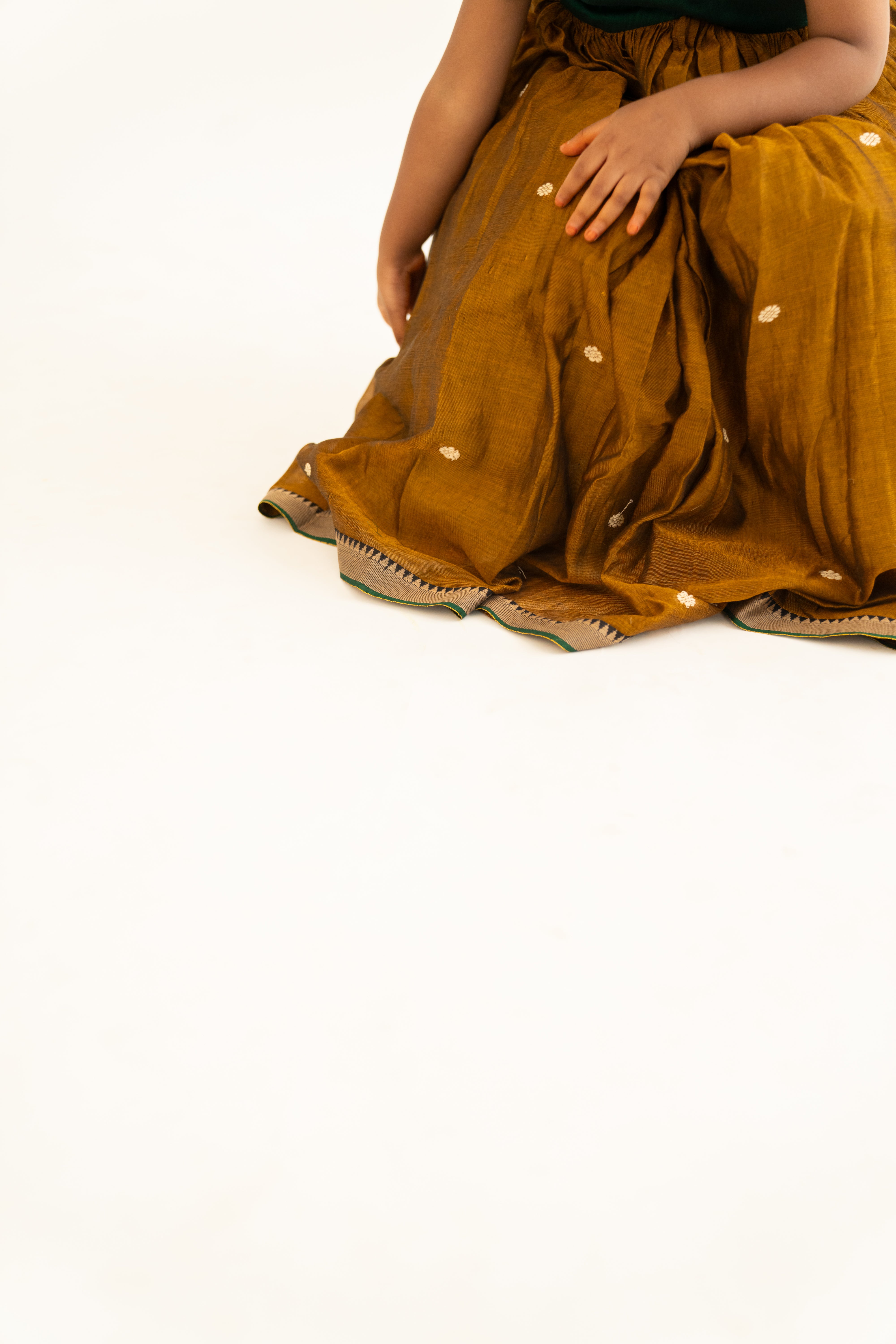 Mustard & Green Narayanpet Dress