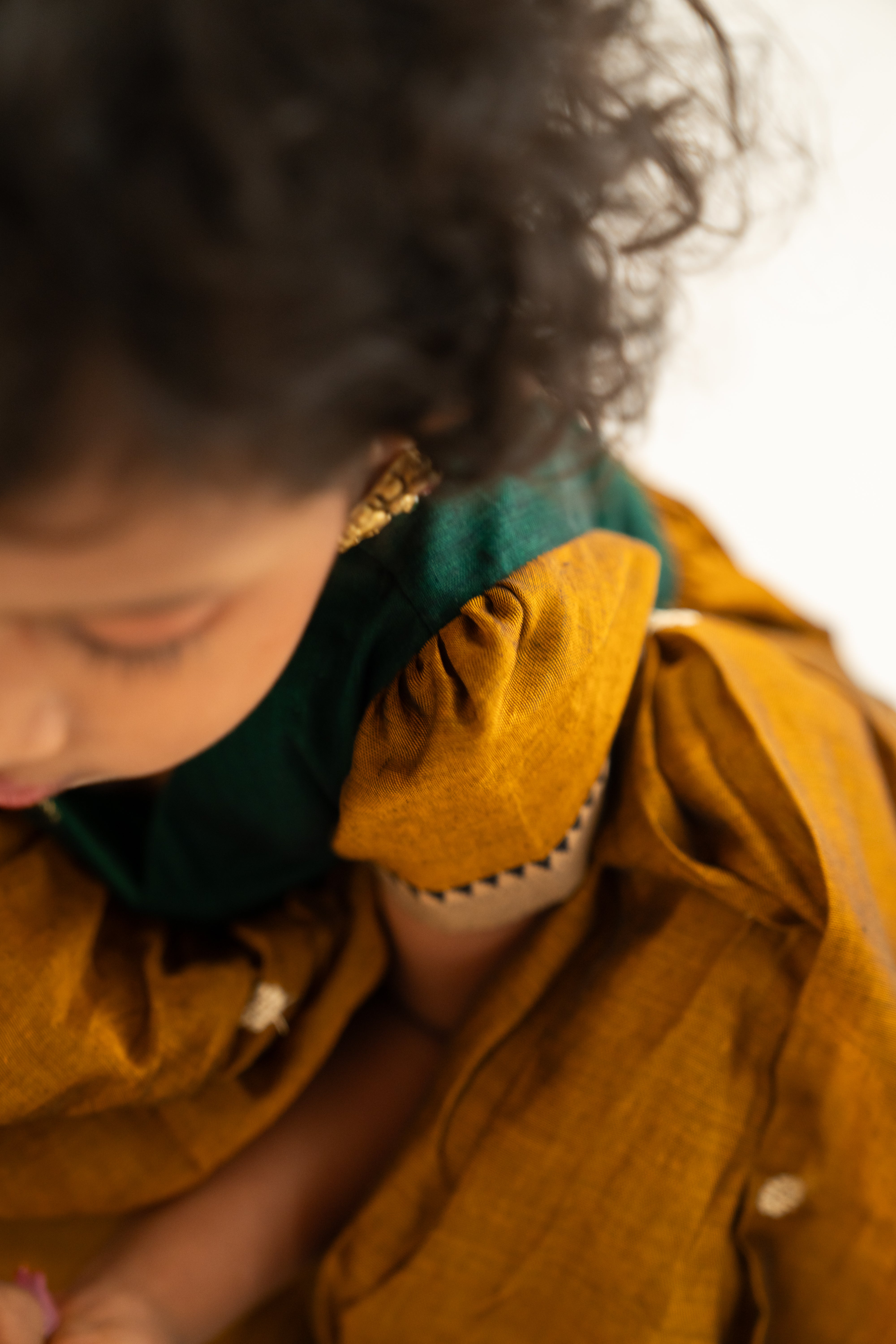 Mustard & Green Narayanpet Dress