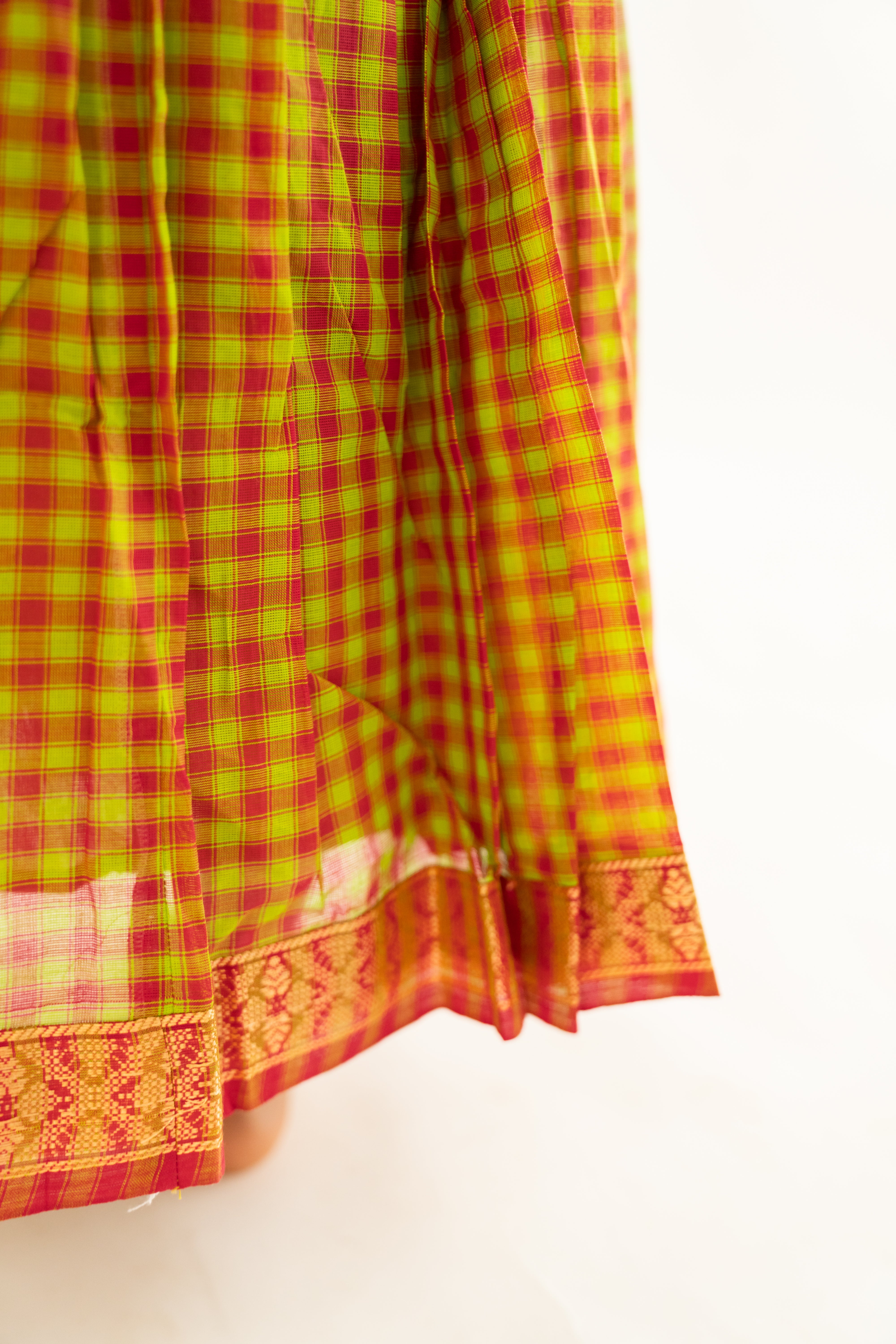 Lime & Pink Kattam Dress