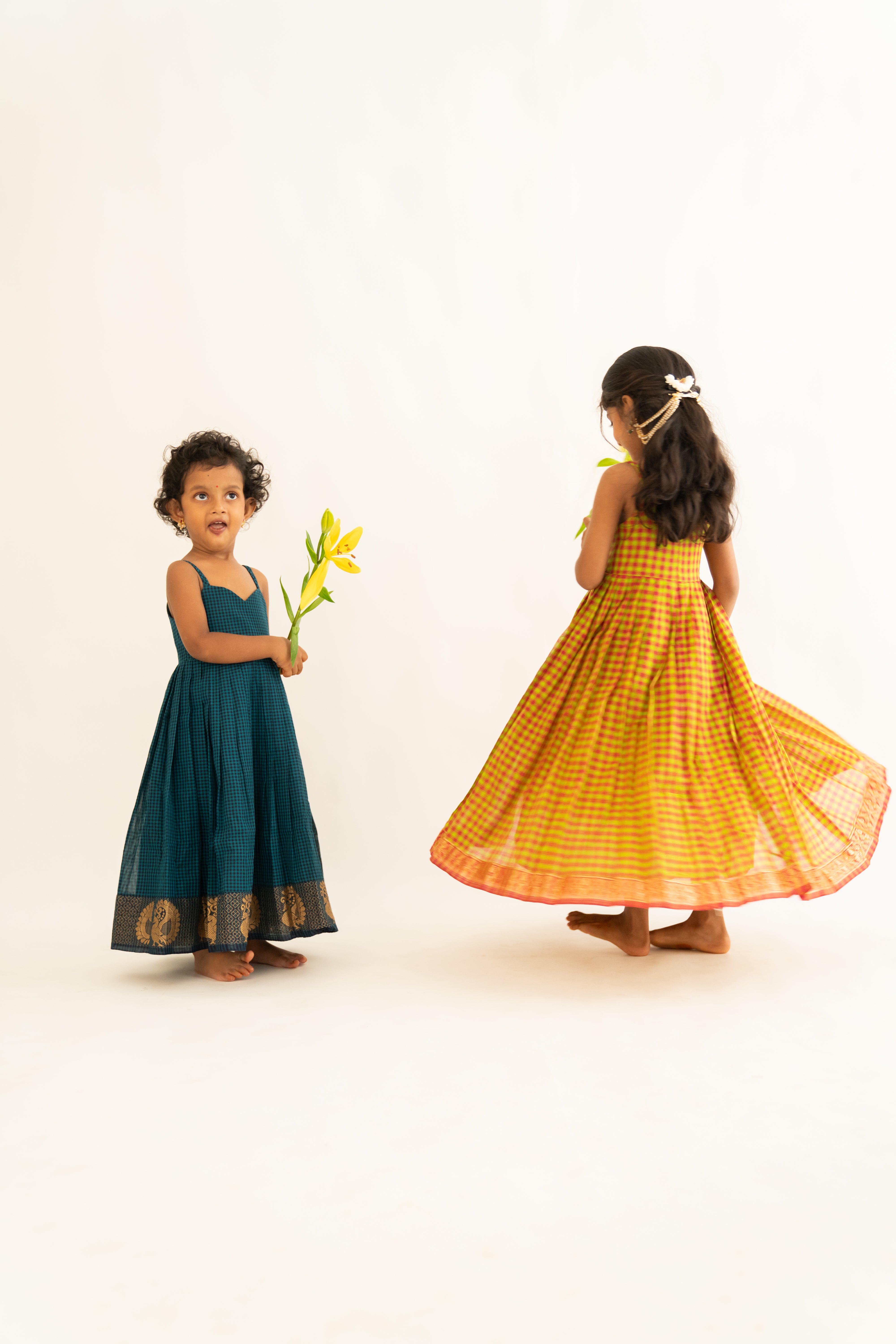Teal Kattam Dress