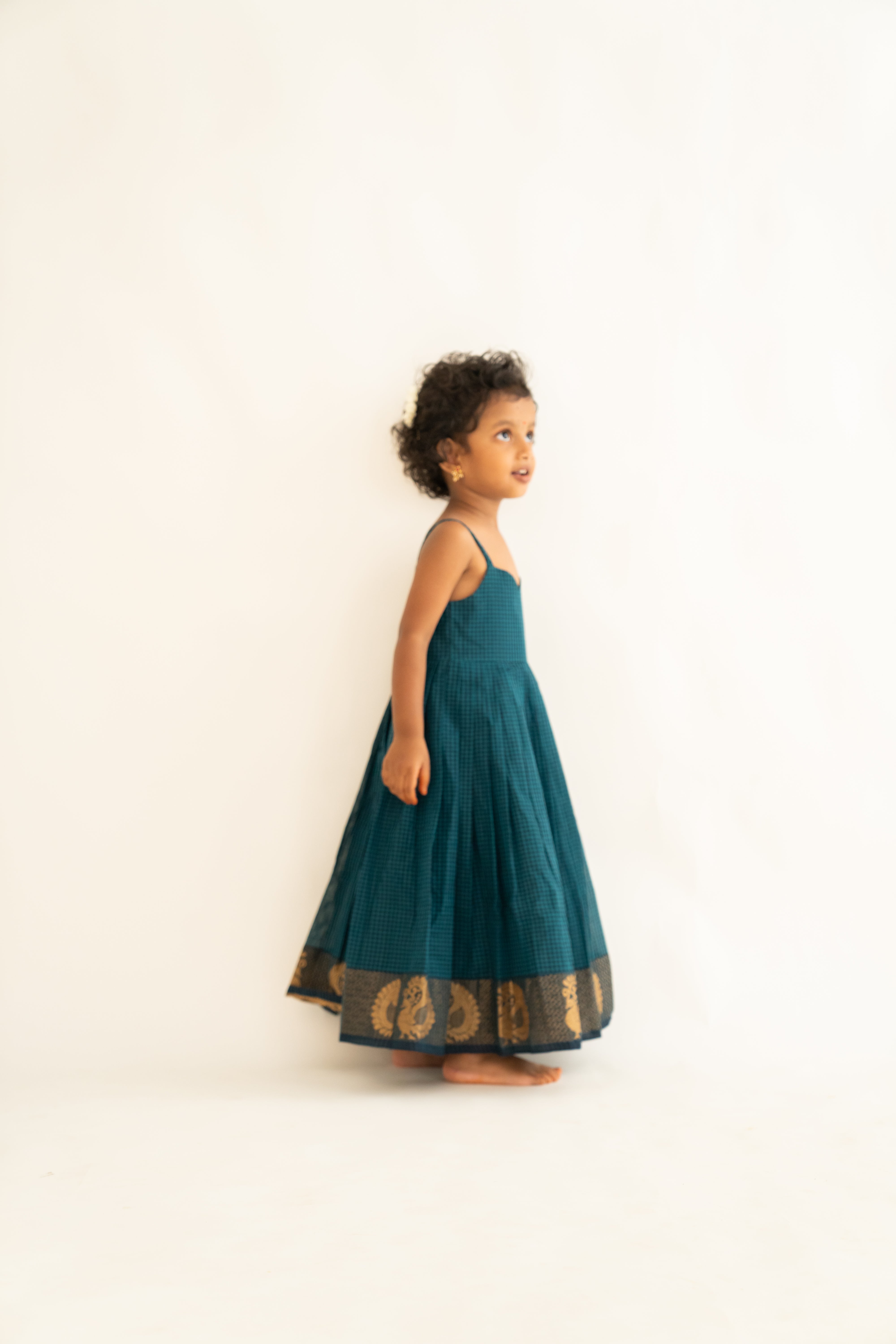 Teal Kattam Dress