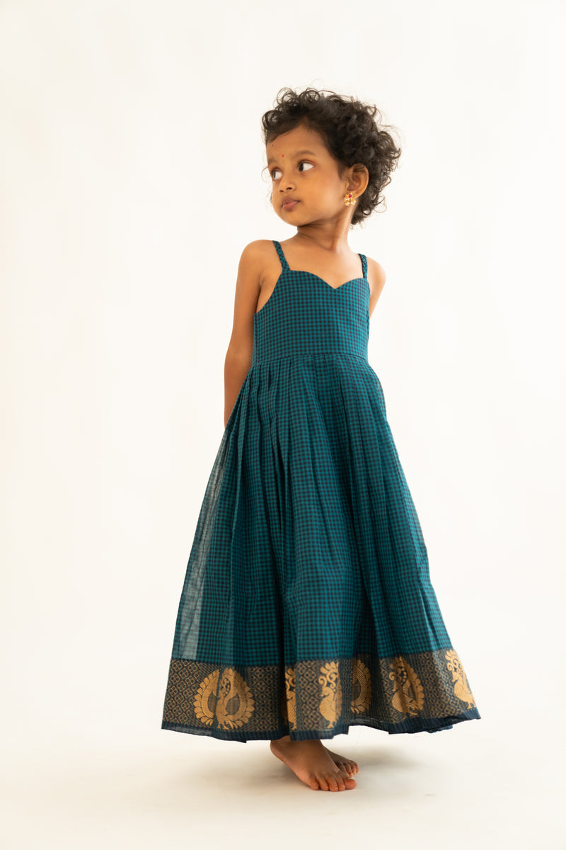 Teal Kattam Dress