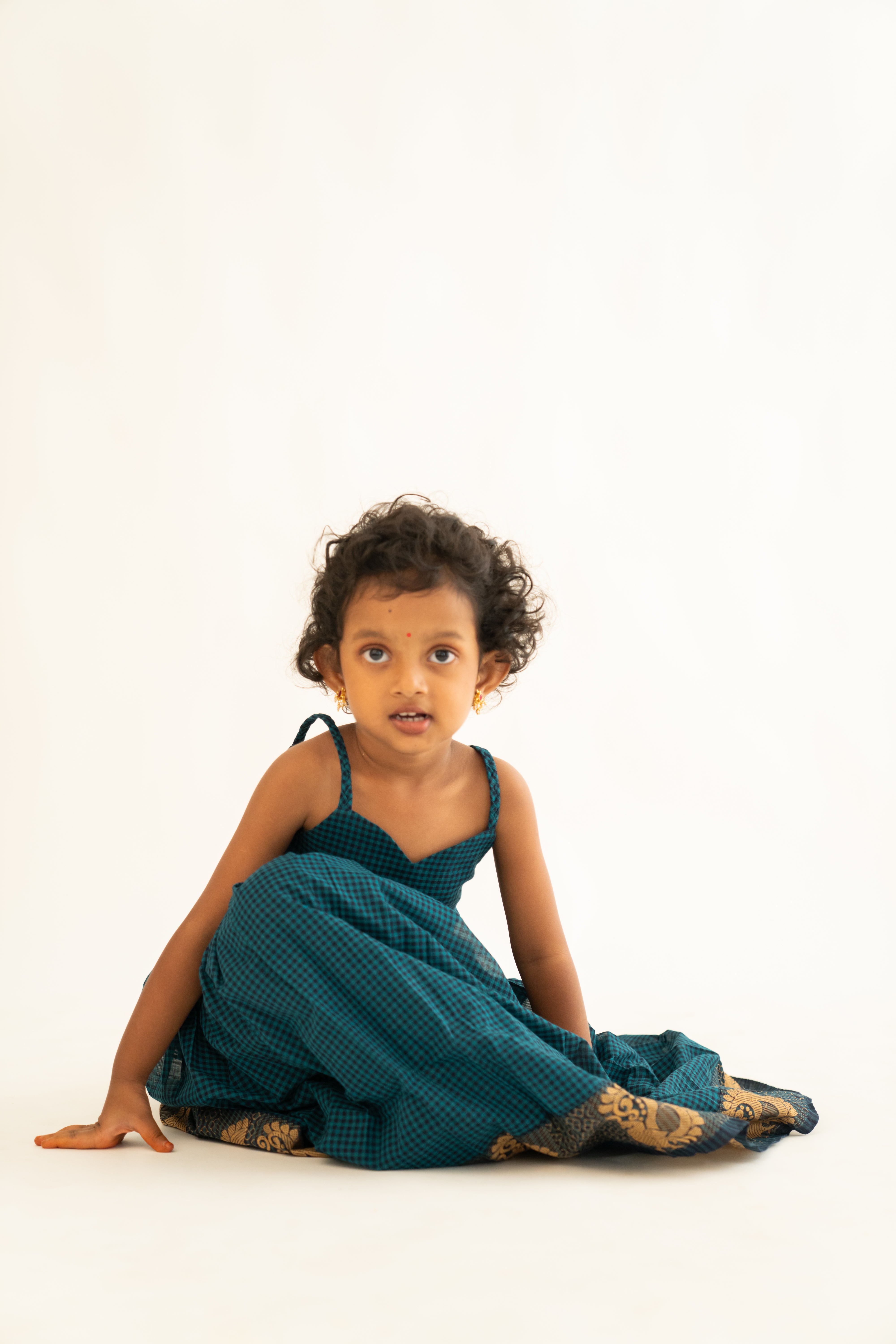 Teal Kattam Dress