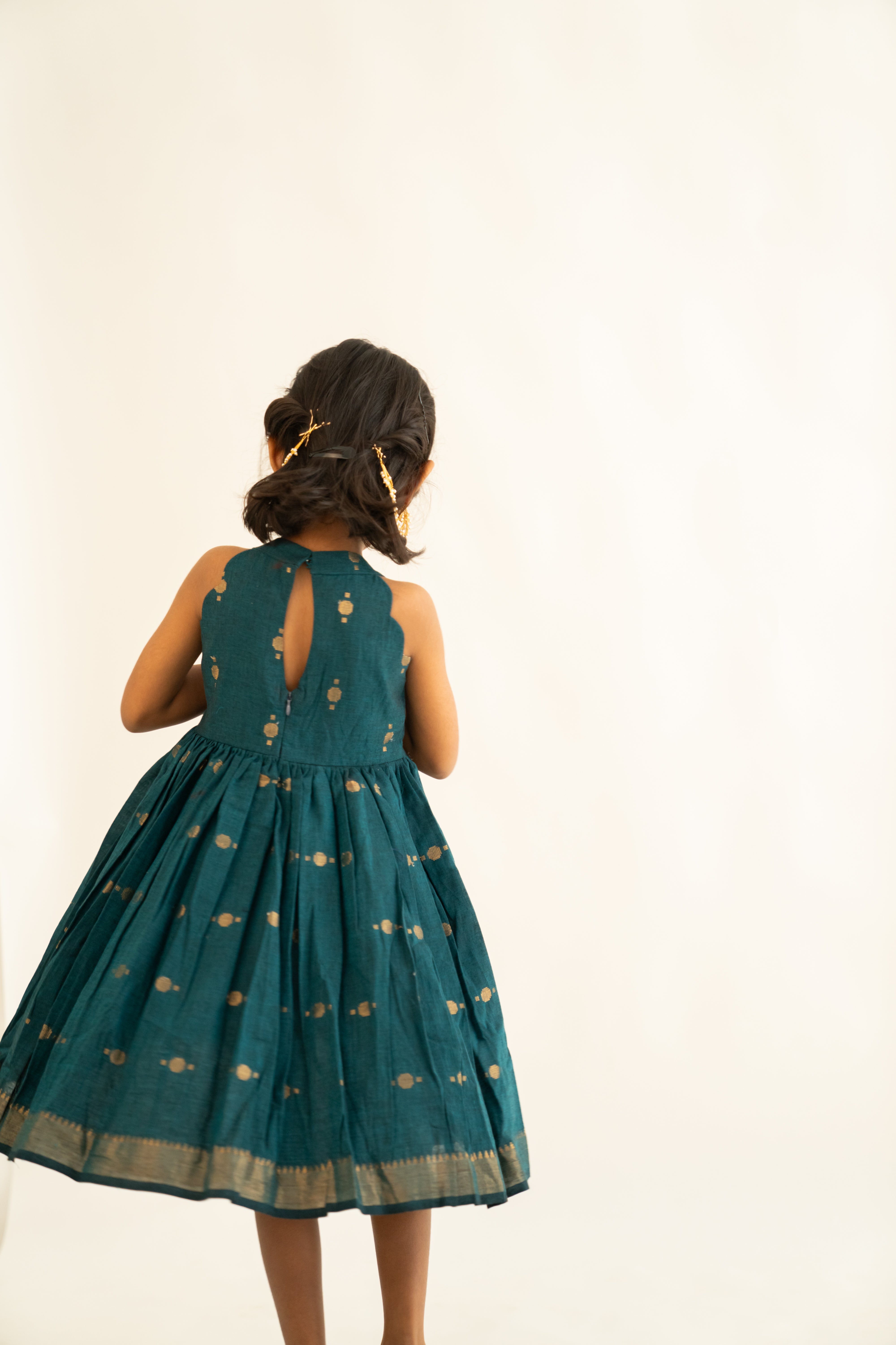 Mayil butta Frock