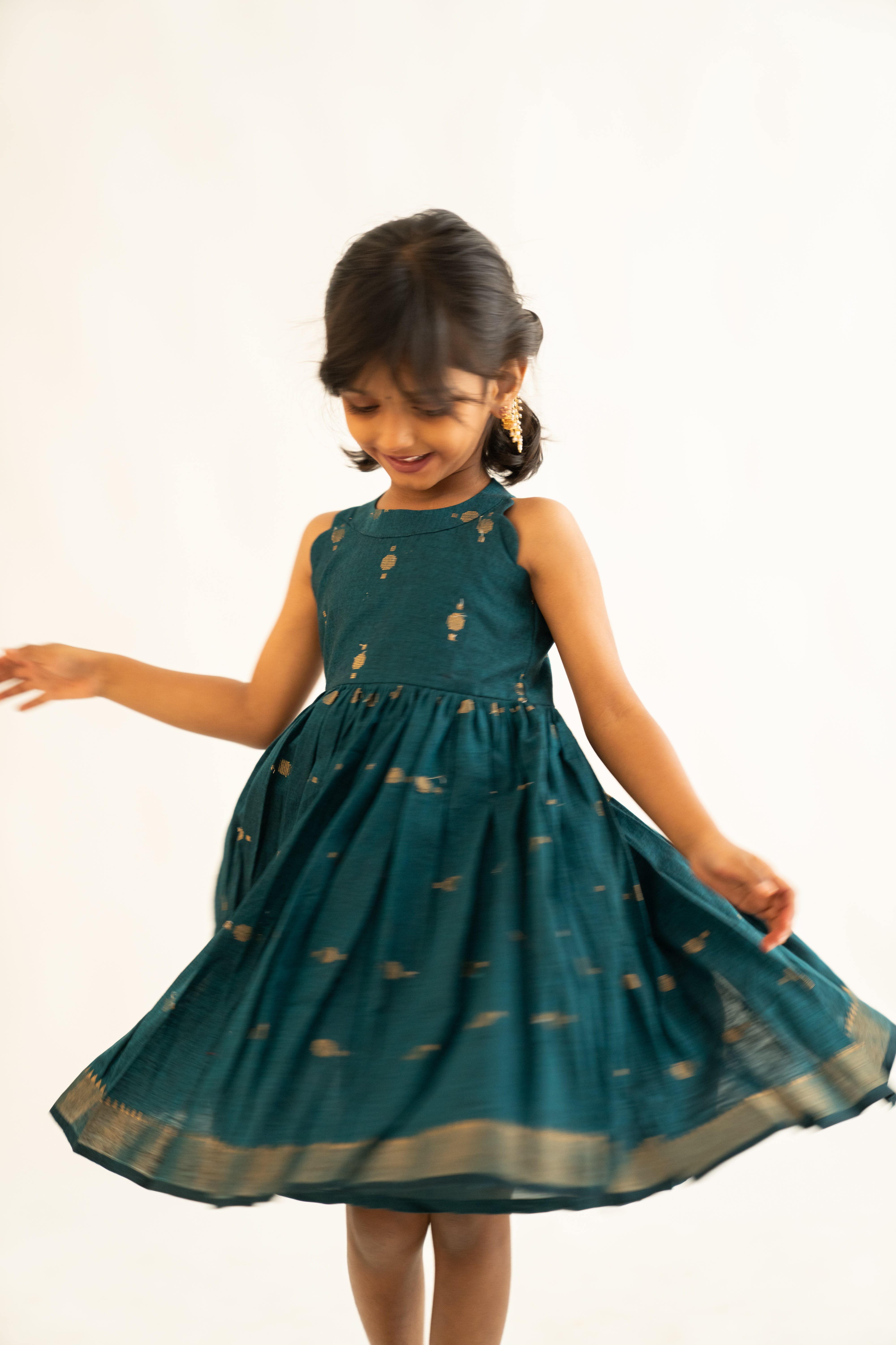 Mayil butta Frock
