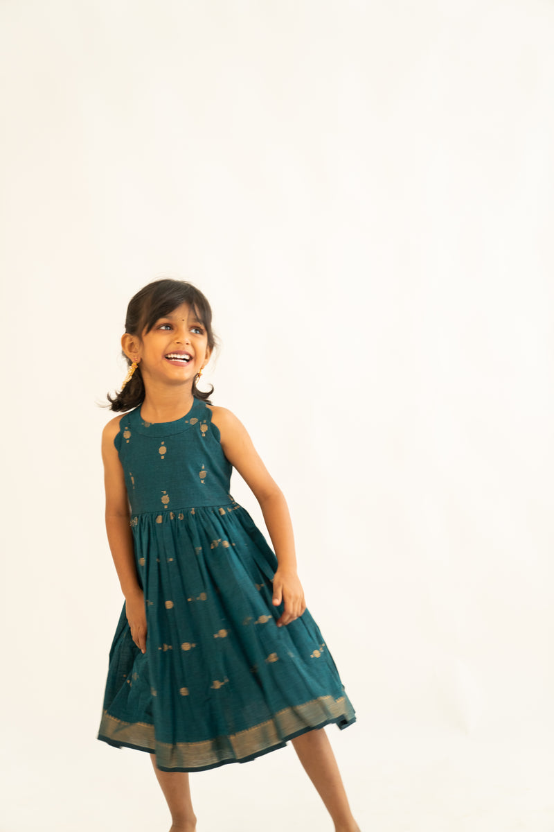 Mayil butta Frock