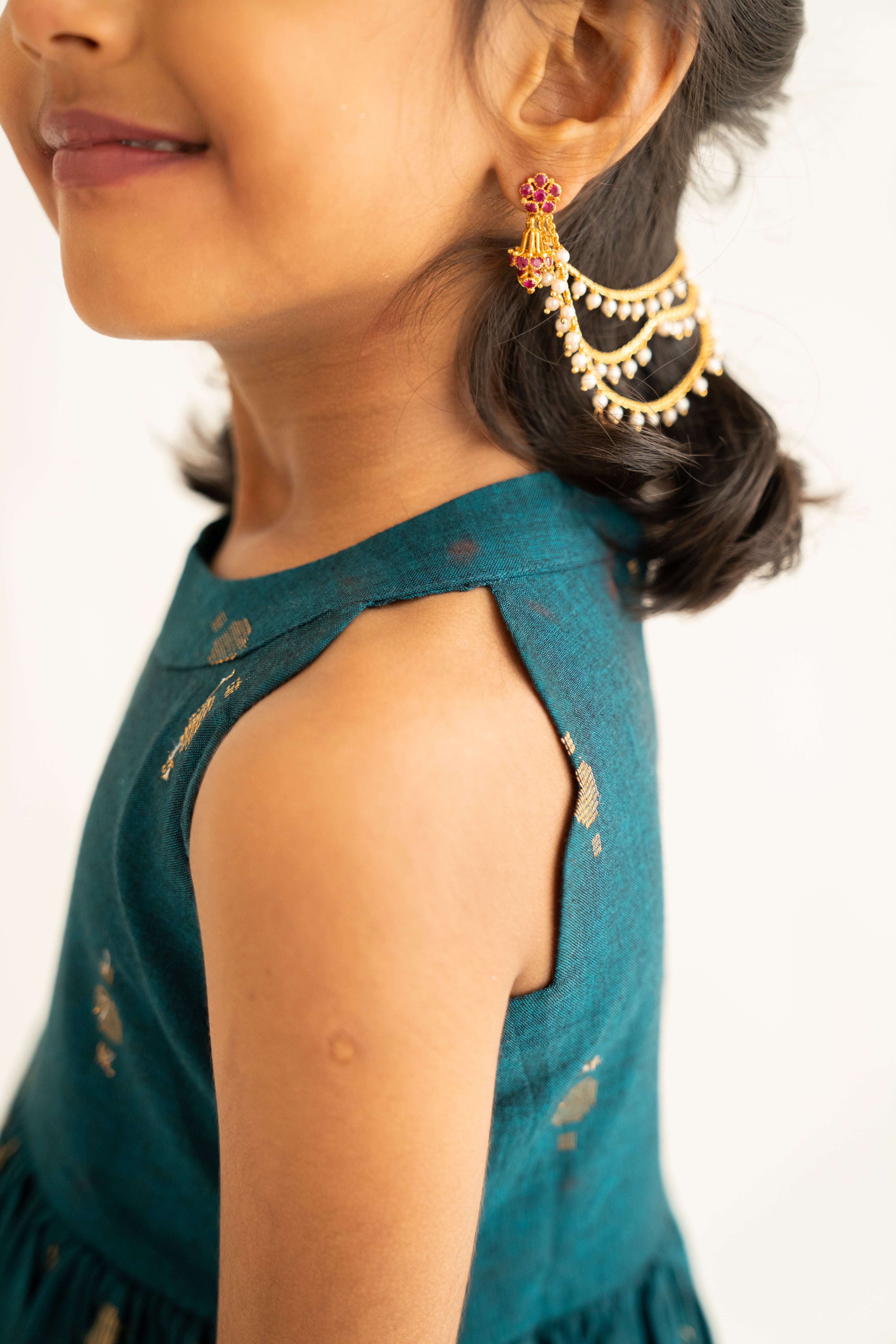 Mayil butta Frock