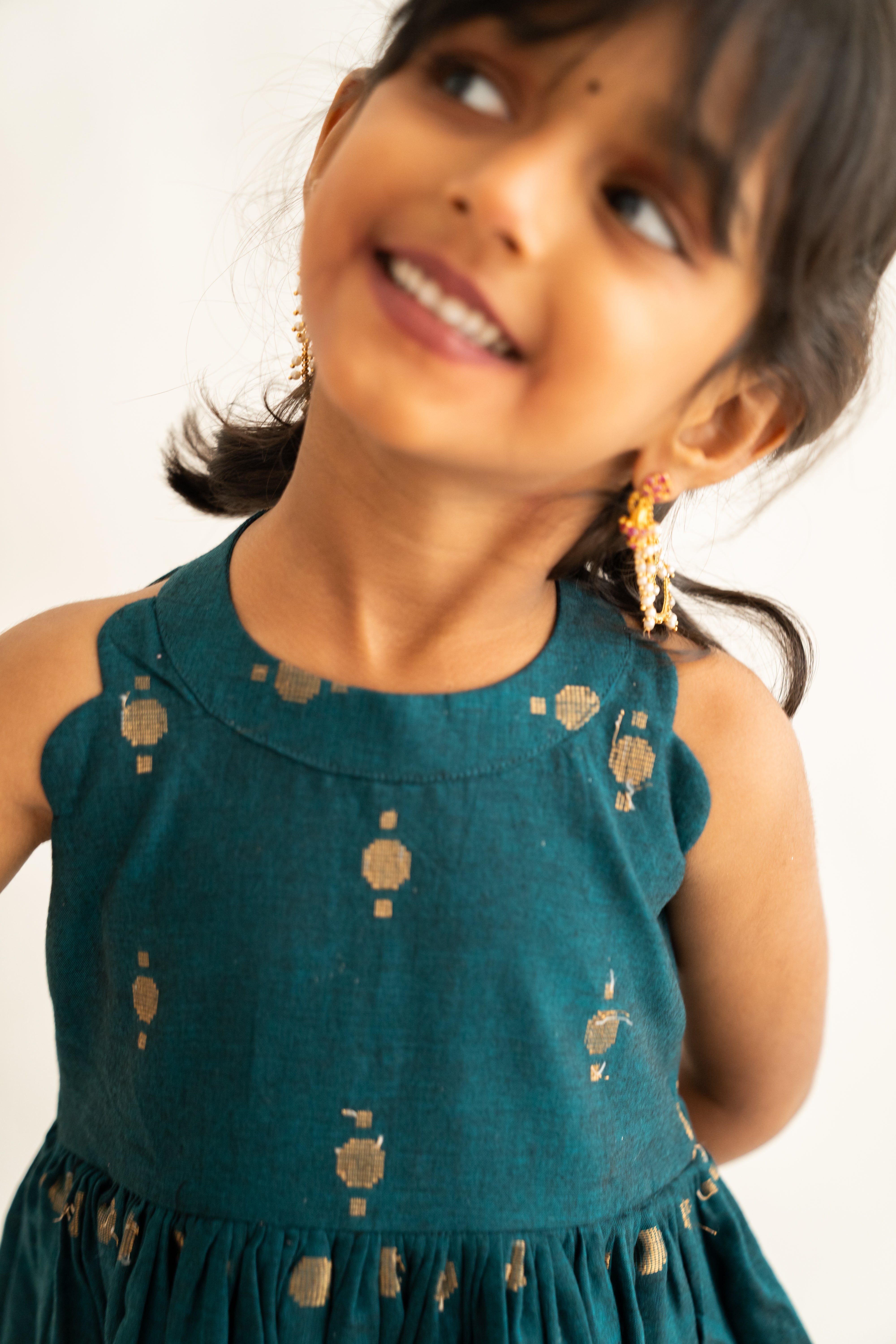 Mayil butta Frock