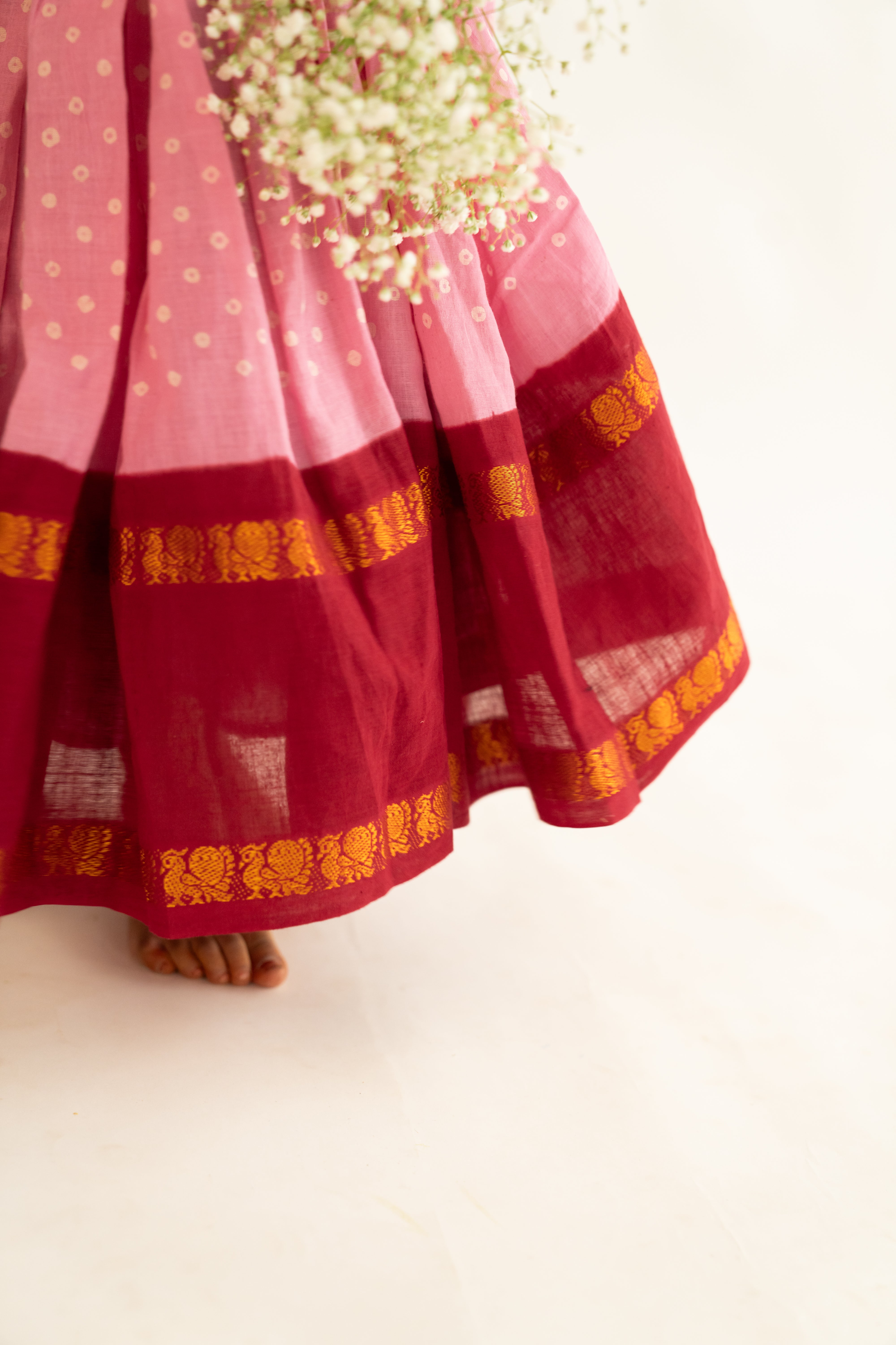 Crimson rose dress