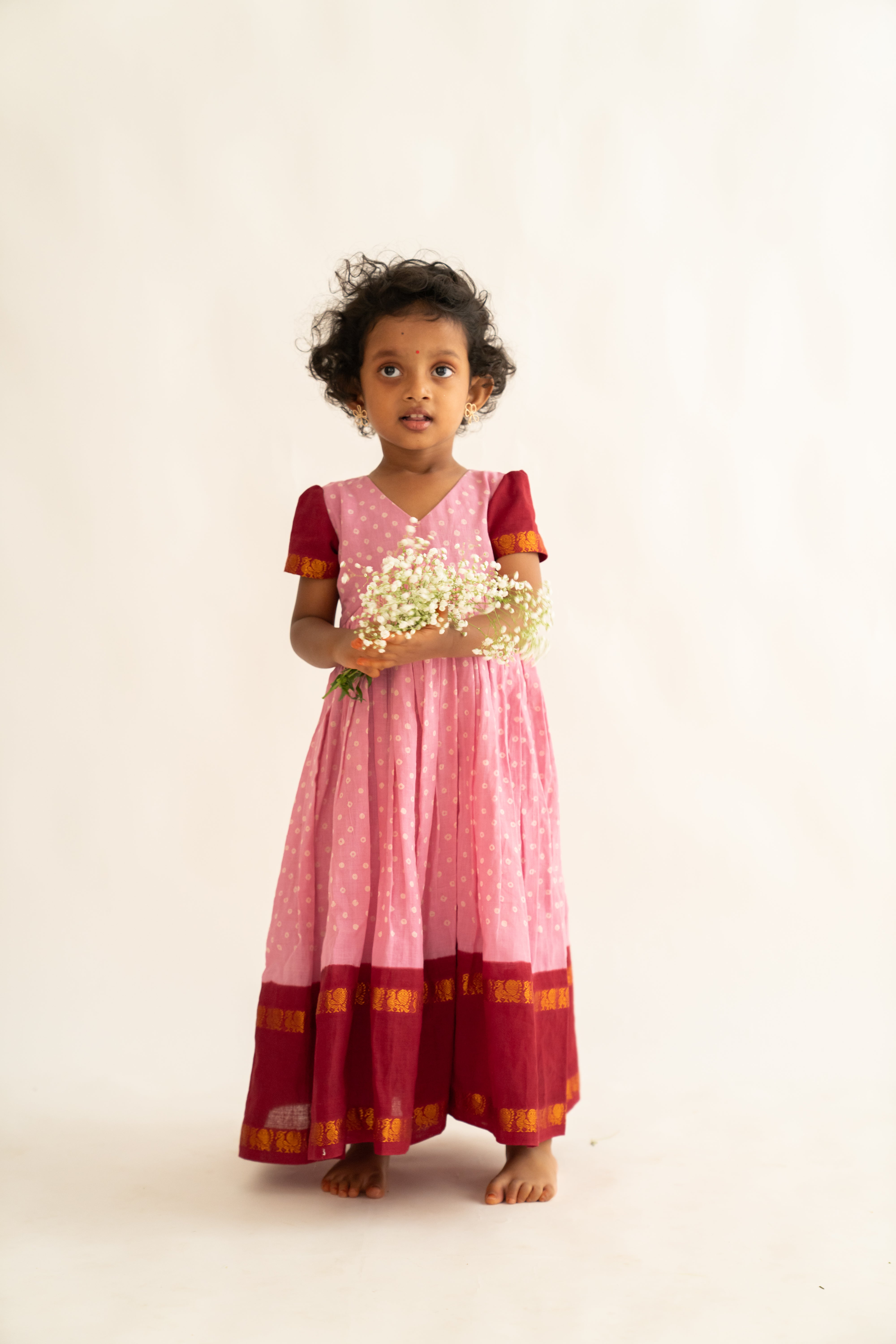 Crimson rose dress