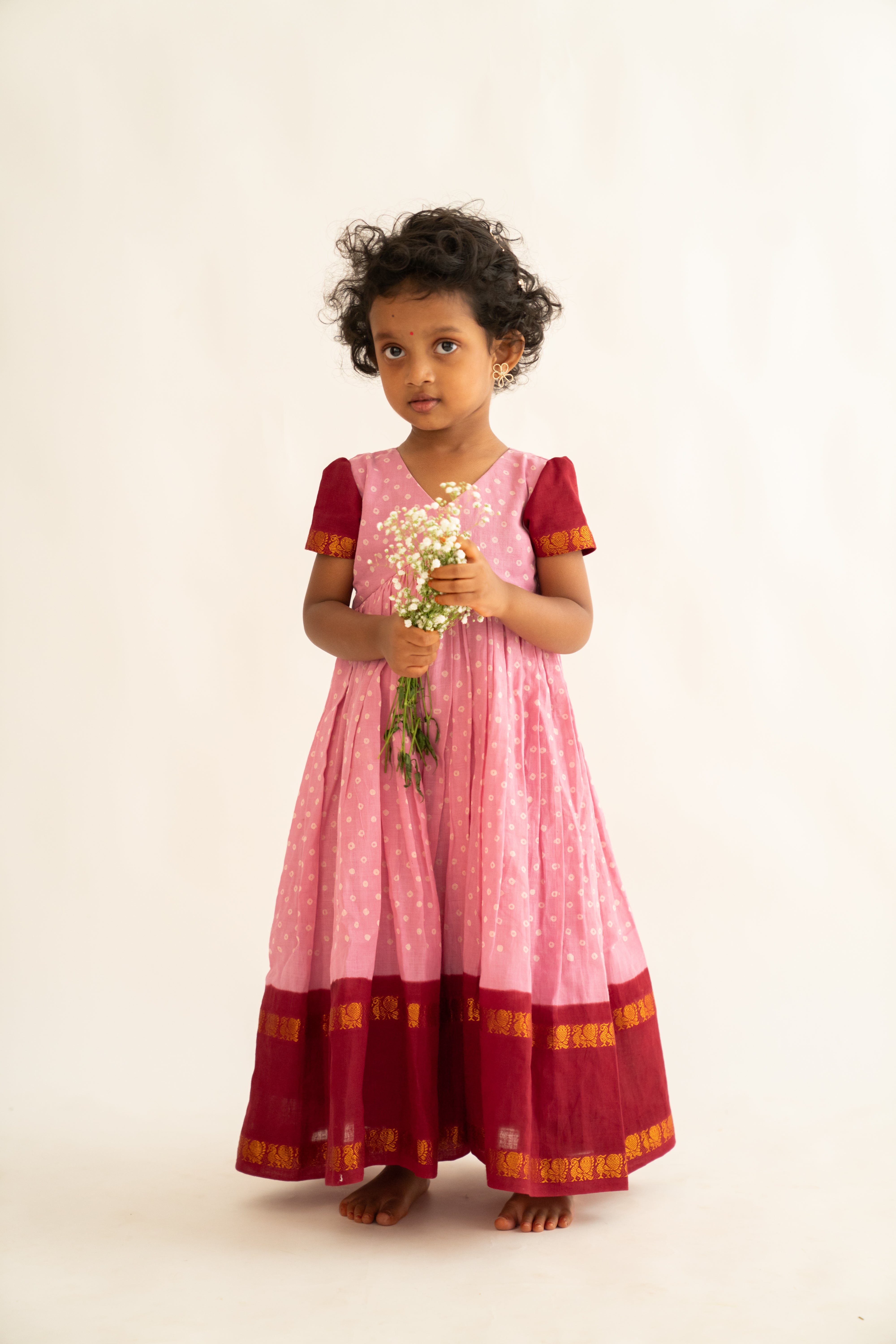 Crimson rose dress