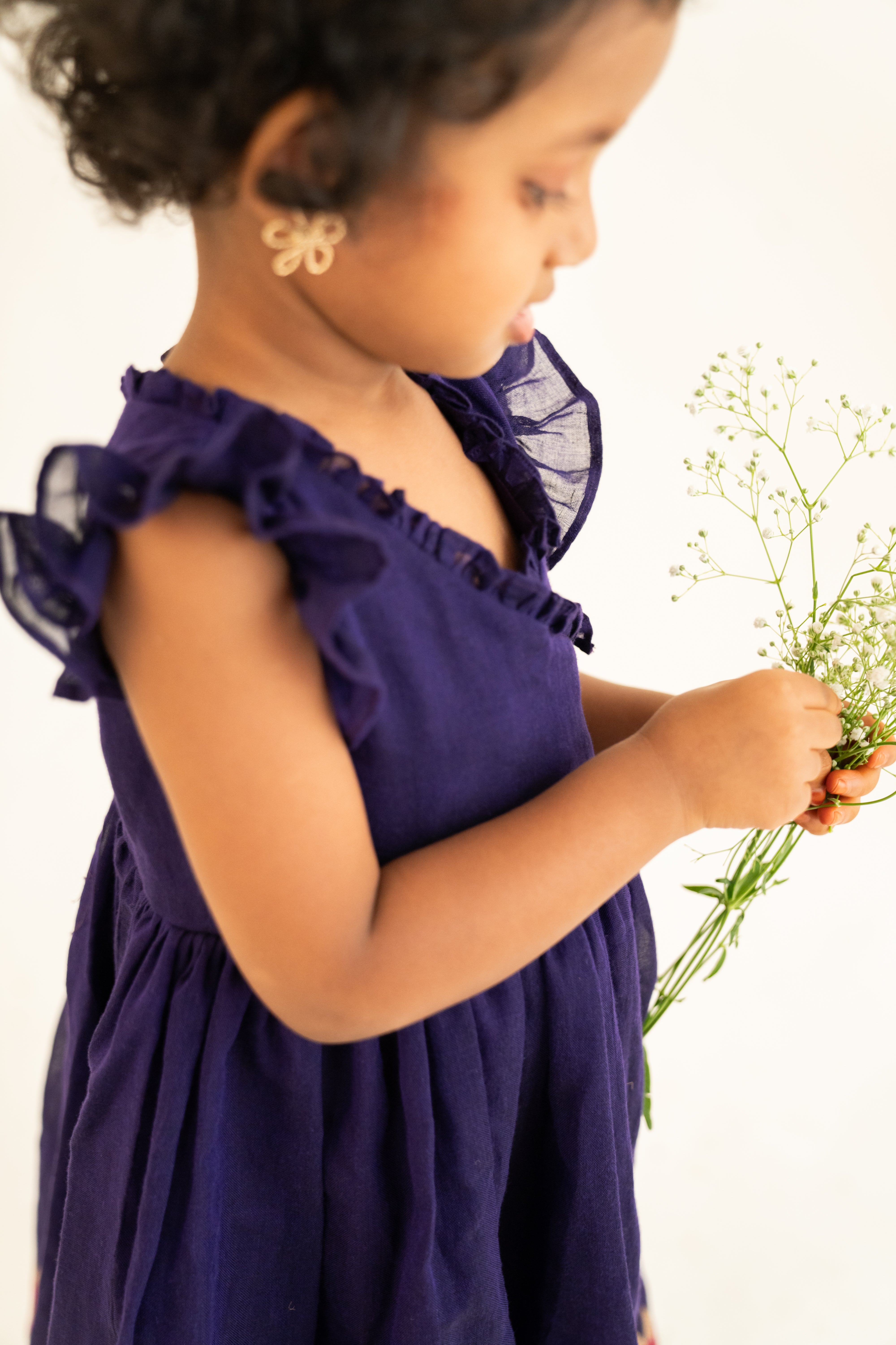 Purple Ruffle Dress