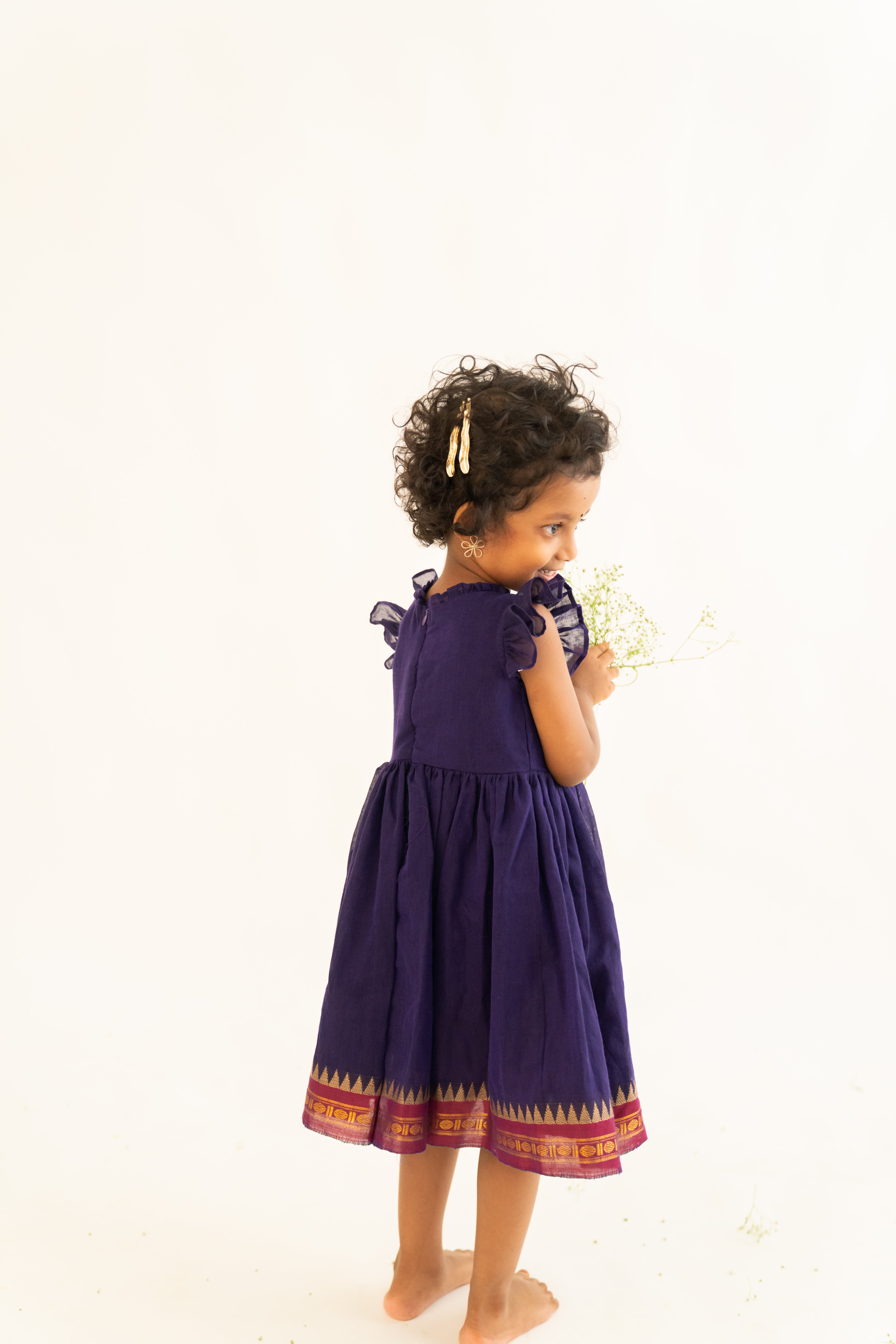 Purple Ruffle Dress
