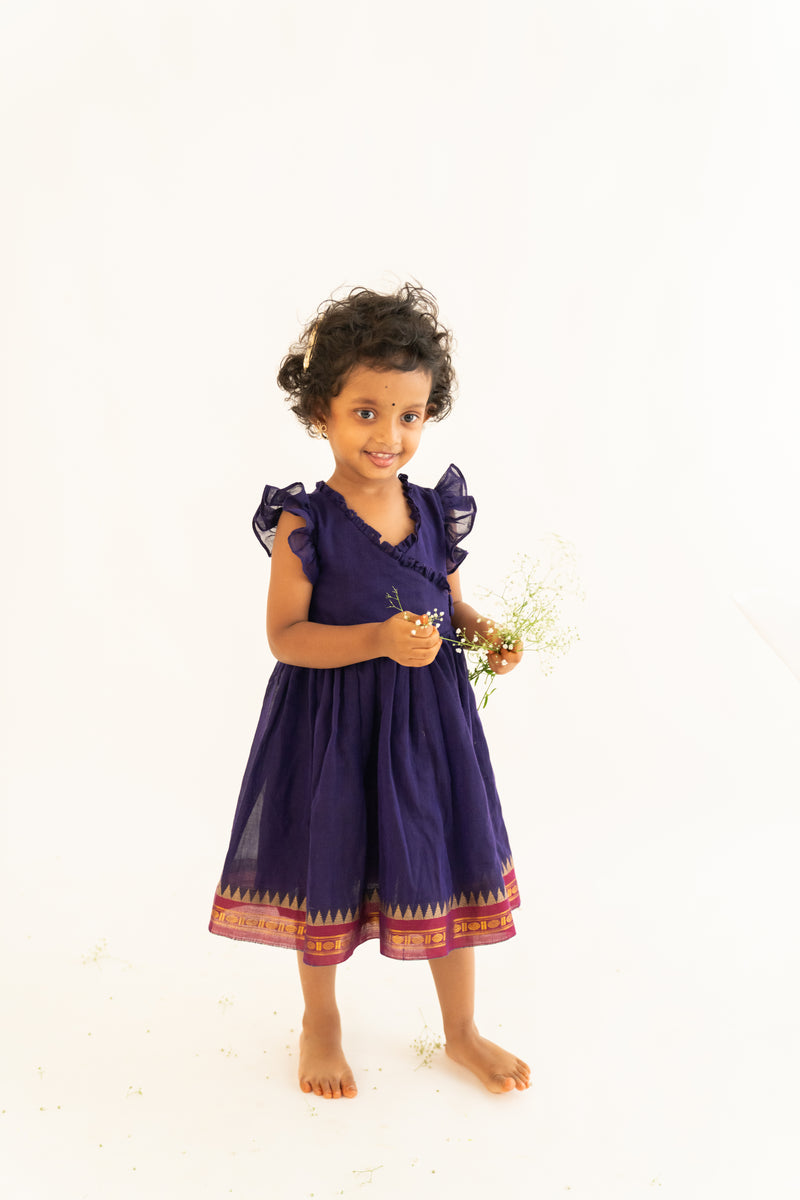 Purple Ruffle Dress