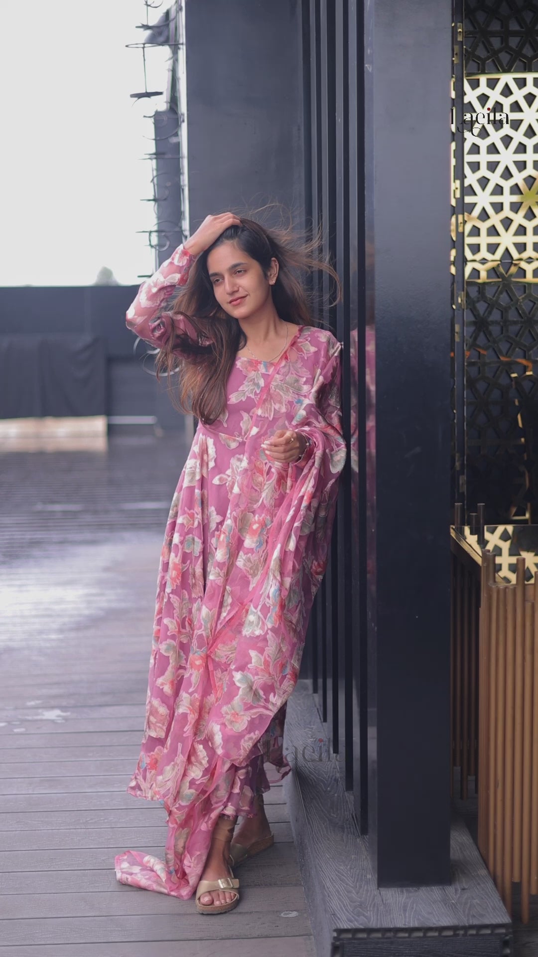 Pastel Pink super soft foil print